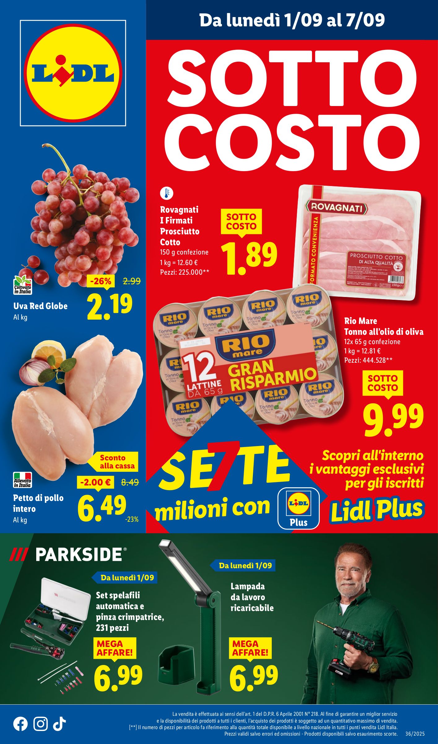 lidl - Volantino Lidl valido dal 01/09 al 07/09