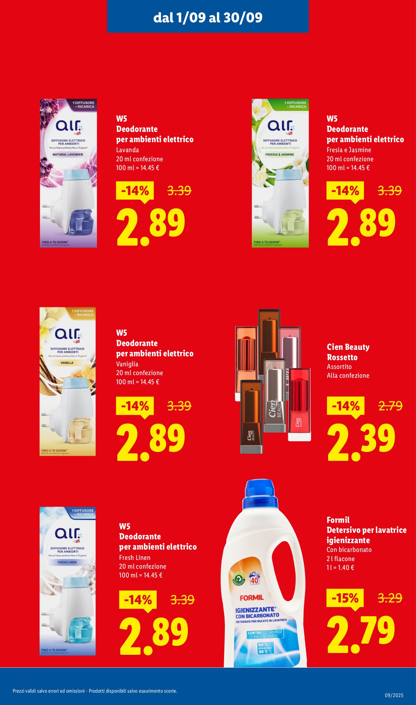 lidl - Volantino Lidl - Ribassati del mese valido dal 01/09 al 30/09 - page: 15