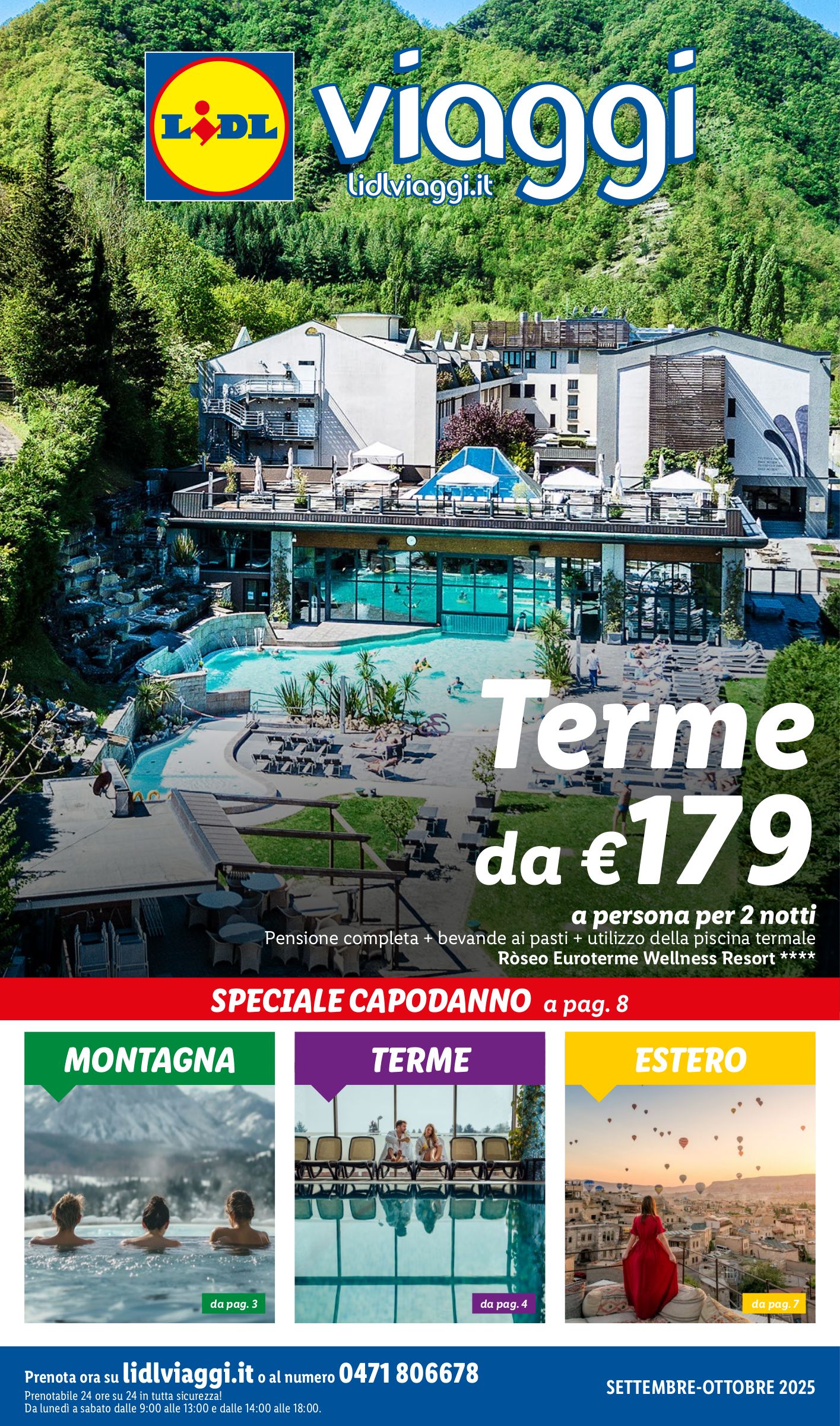 lidl - Volantino Lidl - Viaggi valido dal 08/09 al 31/10 - page: 1