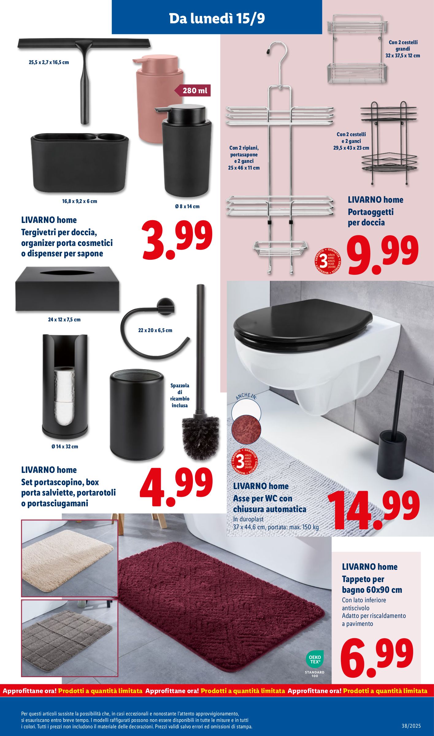 lidl - Volantino Lidl valido dal 15/09 al 21/09 - page: 39 lidl - Volantino Lidl valido dal 15/09 al 21/09 - page: 39