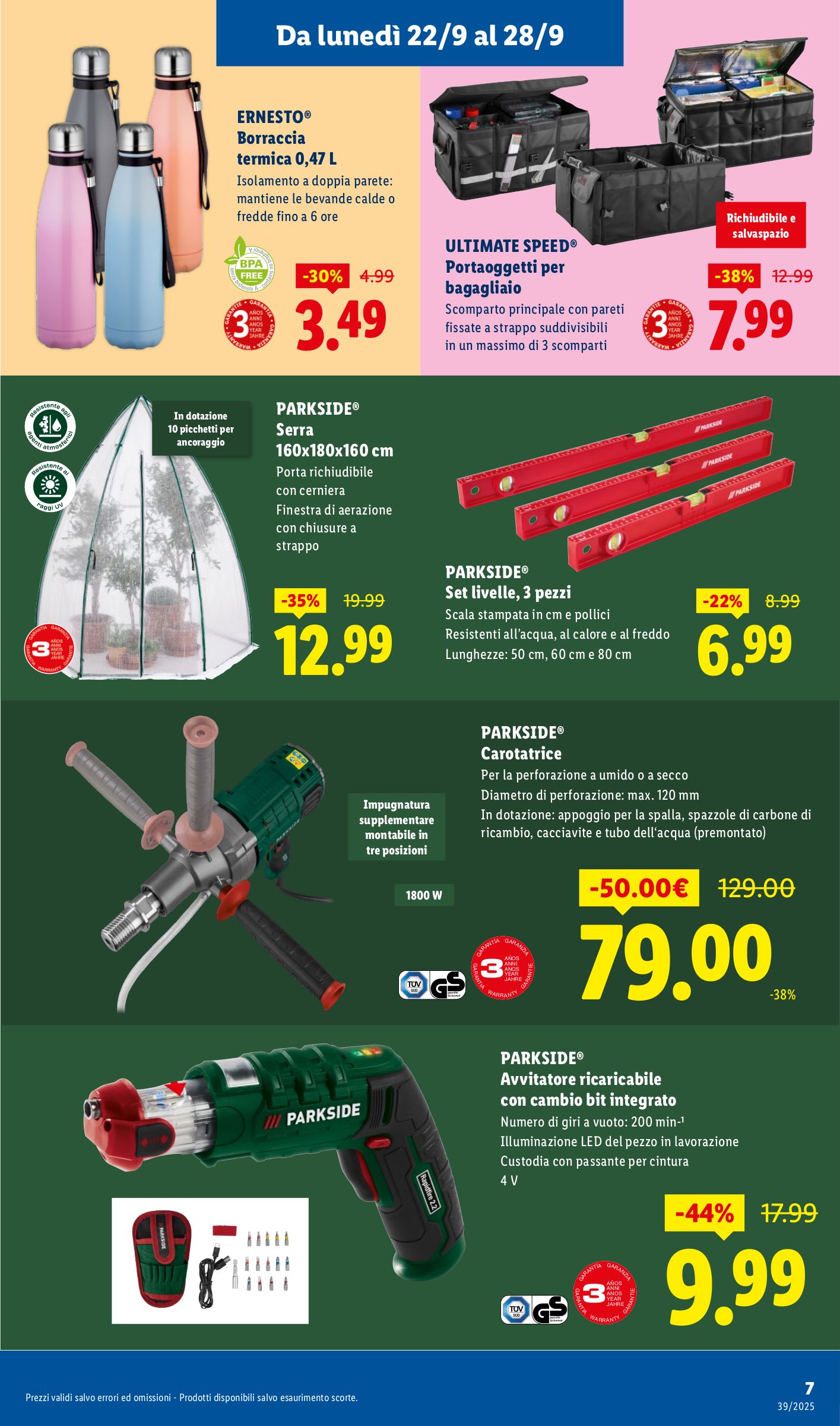 lidl - Volantino Lidl - Speciale Anniversario Legnago valido dal 22/09 al 28/09 - page: 7