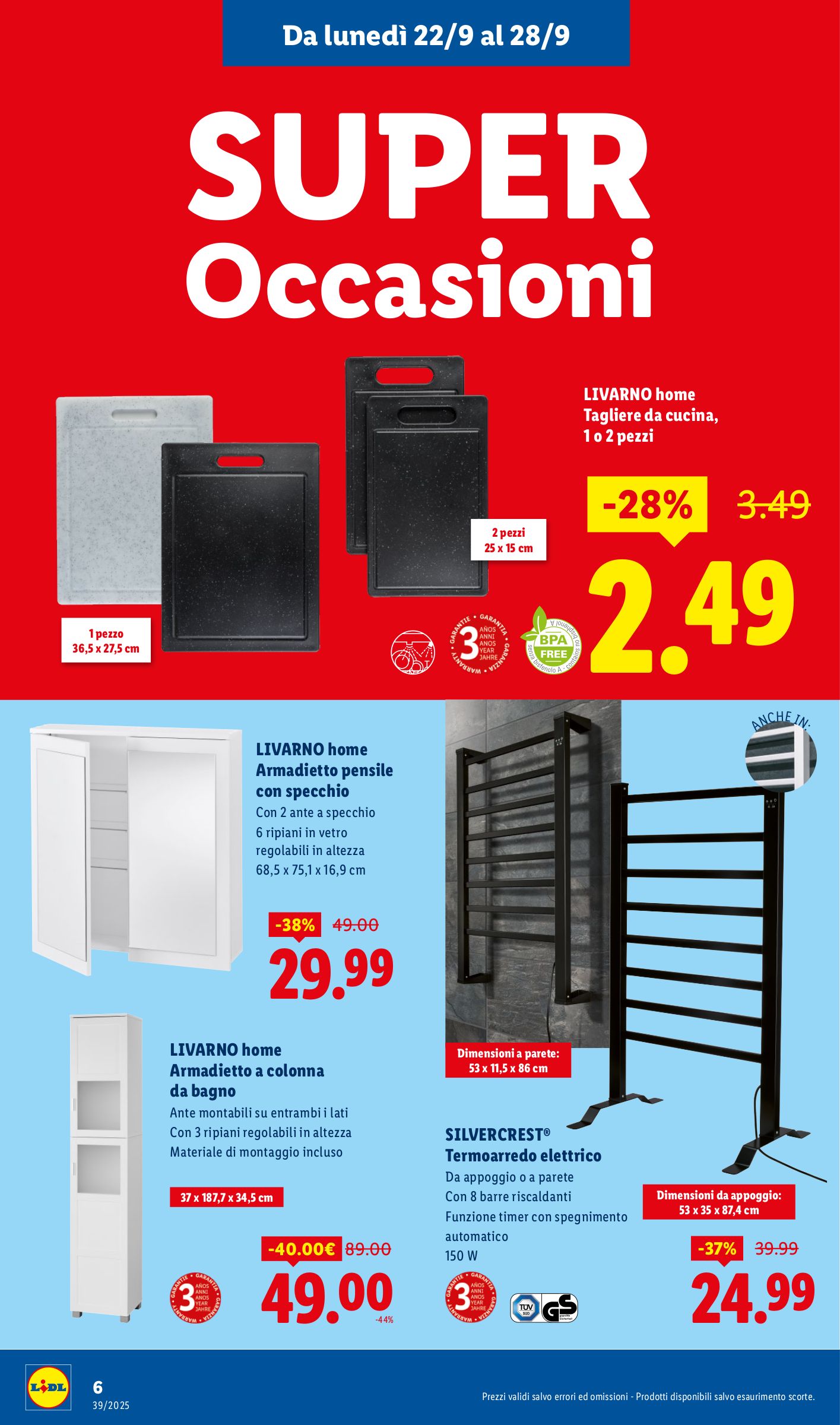 lidl - Volantino Lidl - Speciale Anniversario Legnago valido dal 22/09 al 28/09 - page: 6