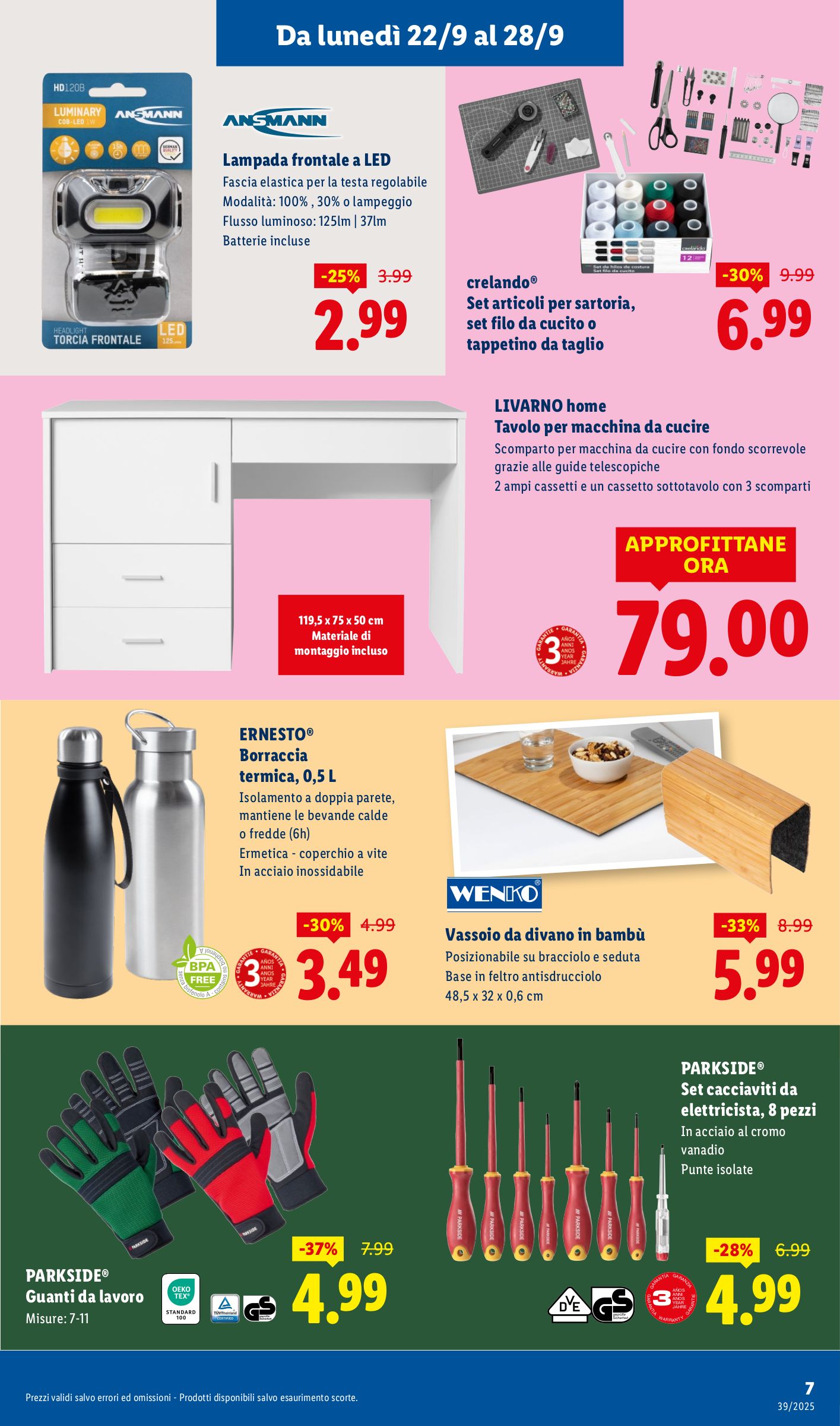 lidl - Volantino Lidl - Speciale Anniversario Narni valido dal 22/09 al 28/09 - page: 7