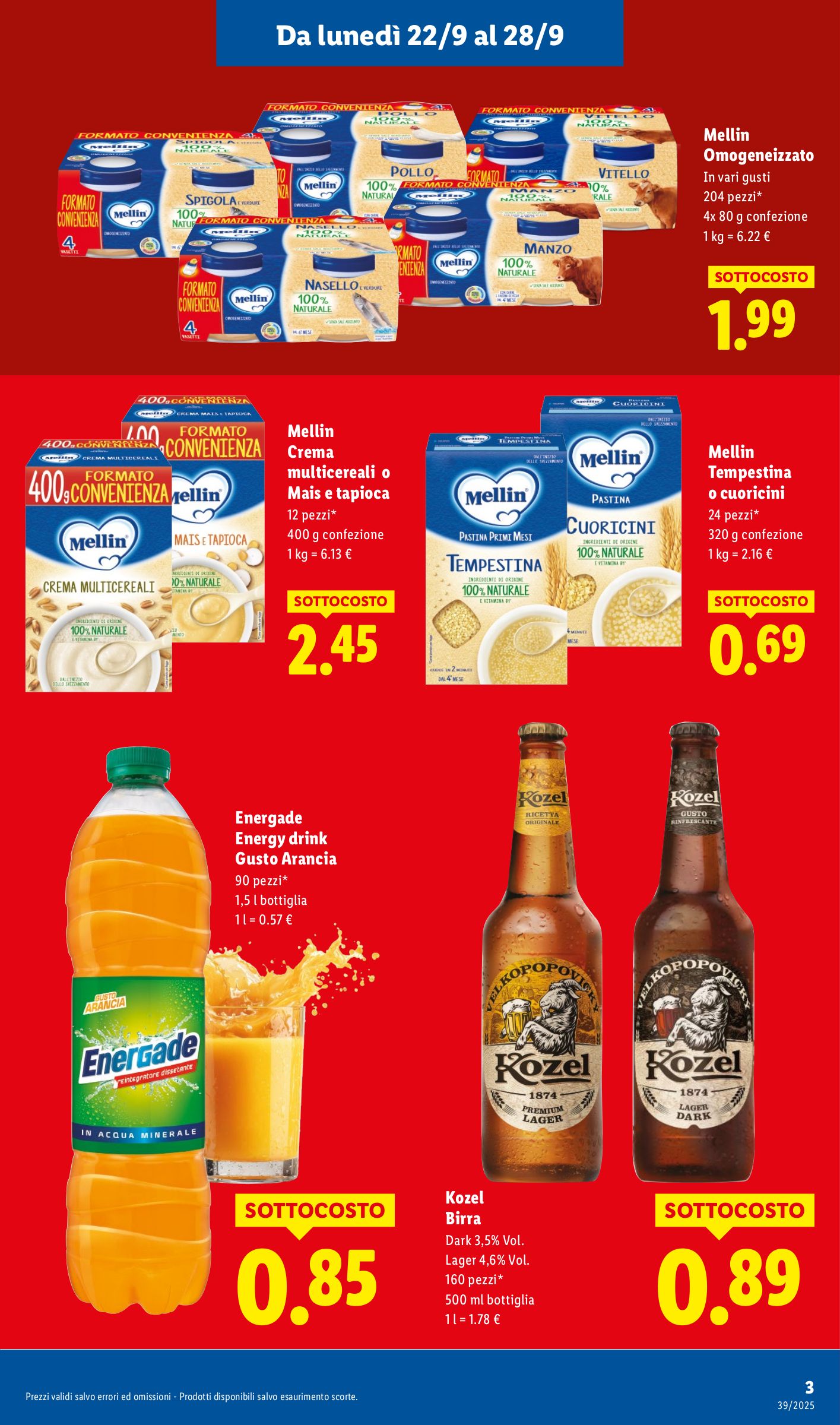 lidl - Volantino Lidl - Speciale Anniversario Narni valido dal 22/09 al 28/09 - page: 3