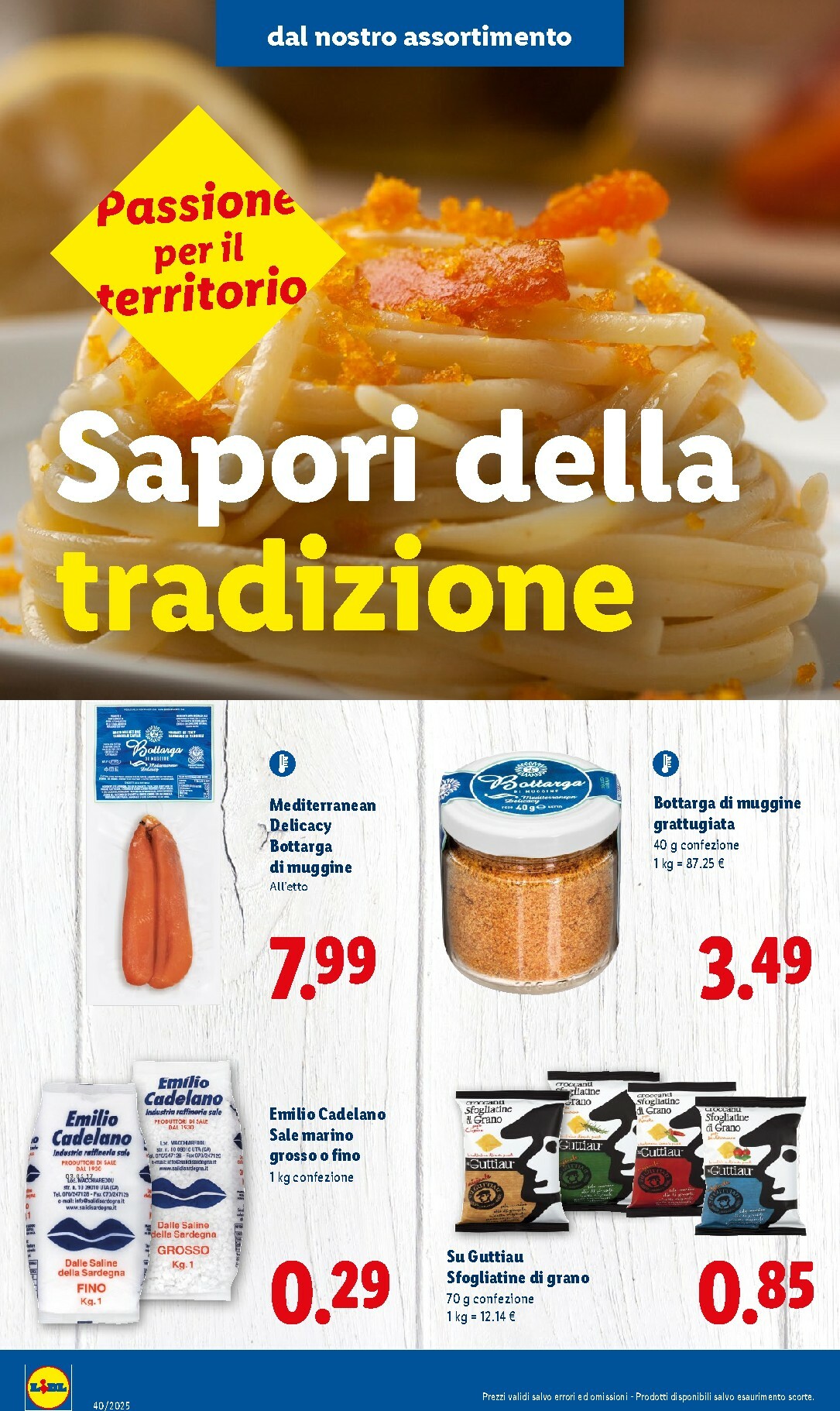 lidl - Volantino Lidl - Sapori della Sardegna valido dal 29/09 al 05/10 - page: 8