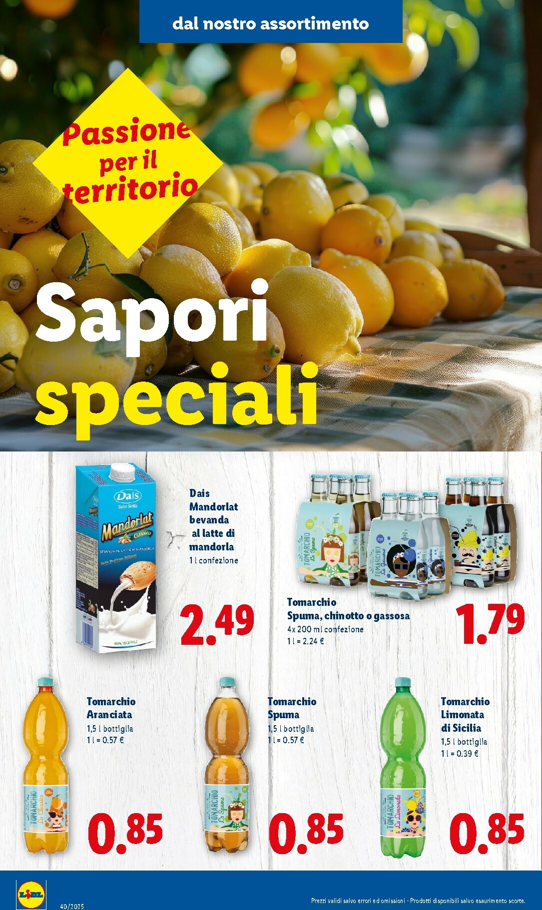 lidl - Volantino Lidl - Sapori della Sicilia valido dal 29/09 al 05/10 - page: 6