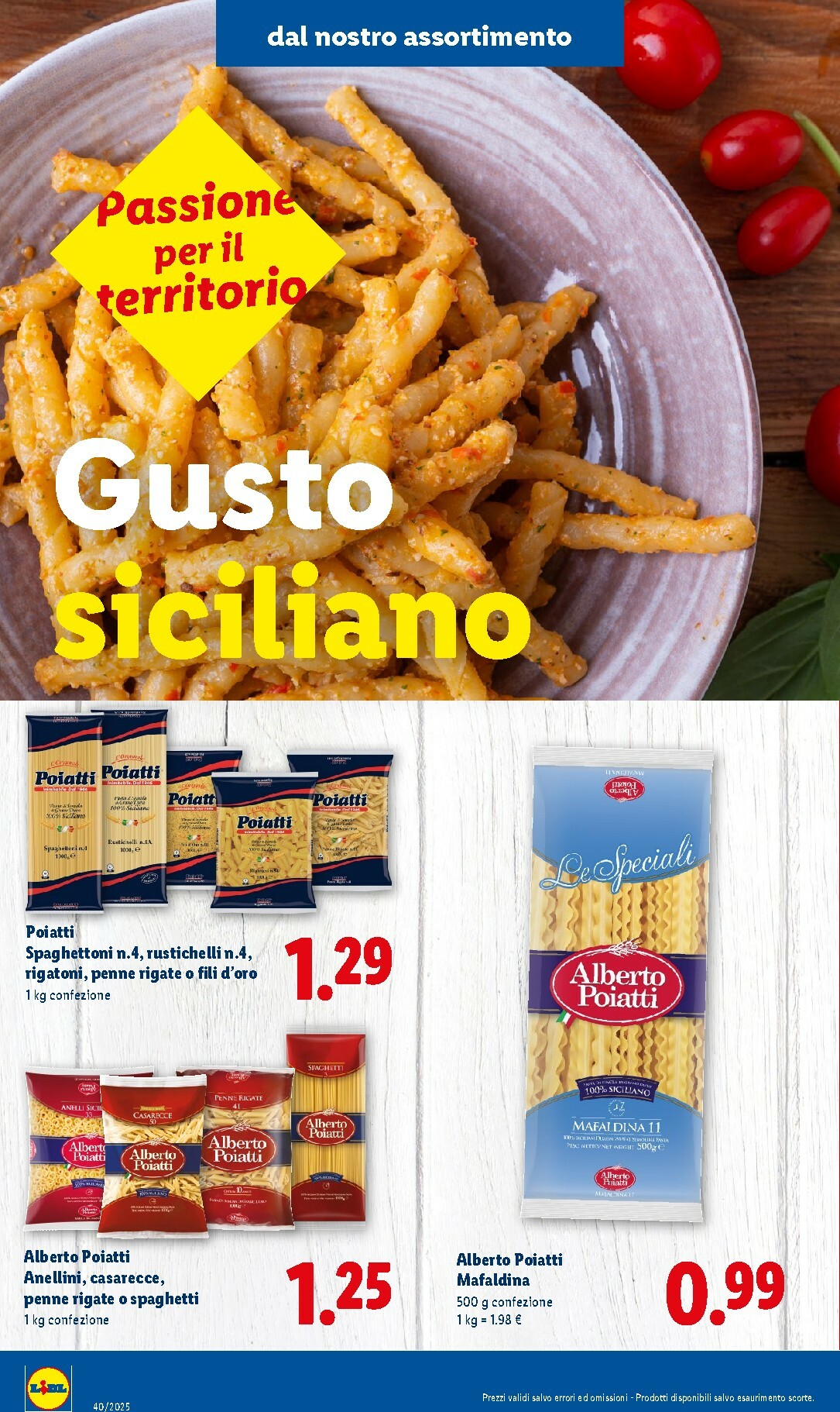 lidl - Volantino Lidl - Sapori della Sicilia valido dal 29/09 al 05/10 - page: 4