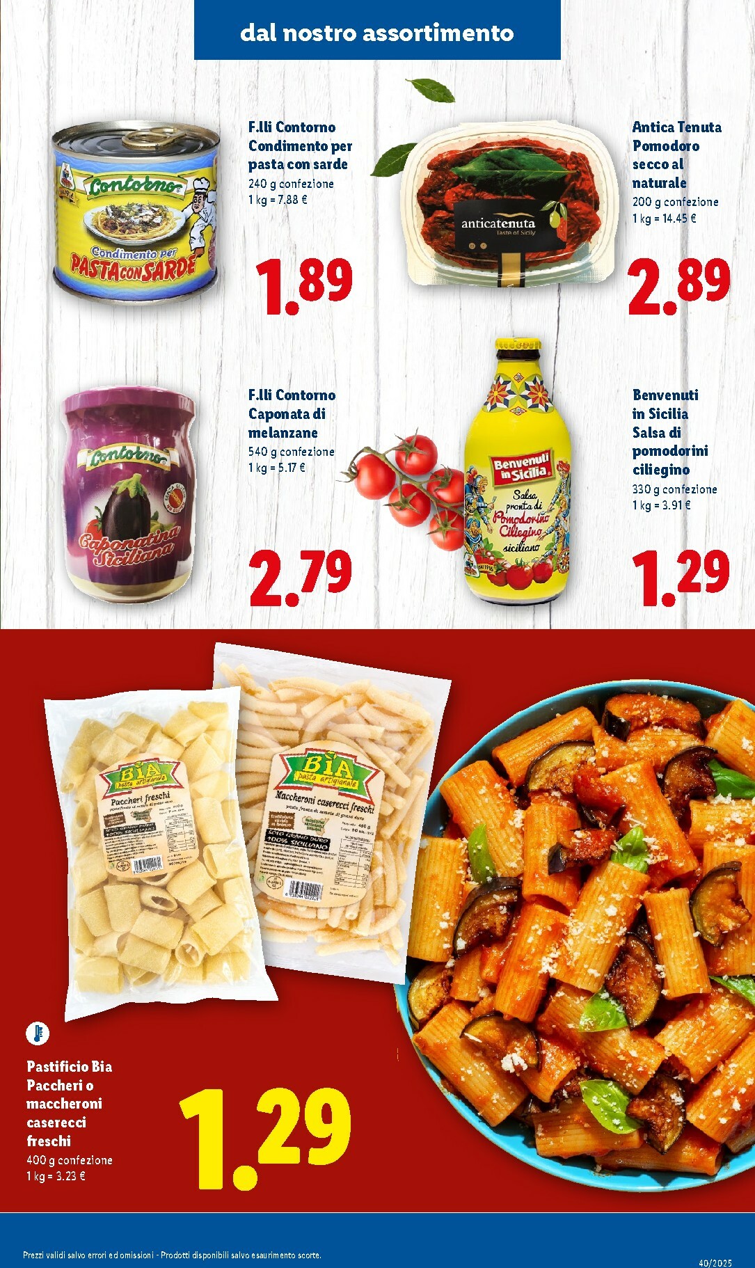 lidl - Volantino Lidl - Sapori della Sicilia valido dal 29/09 al 05/10 - page: 5