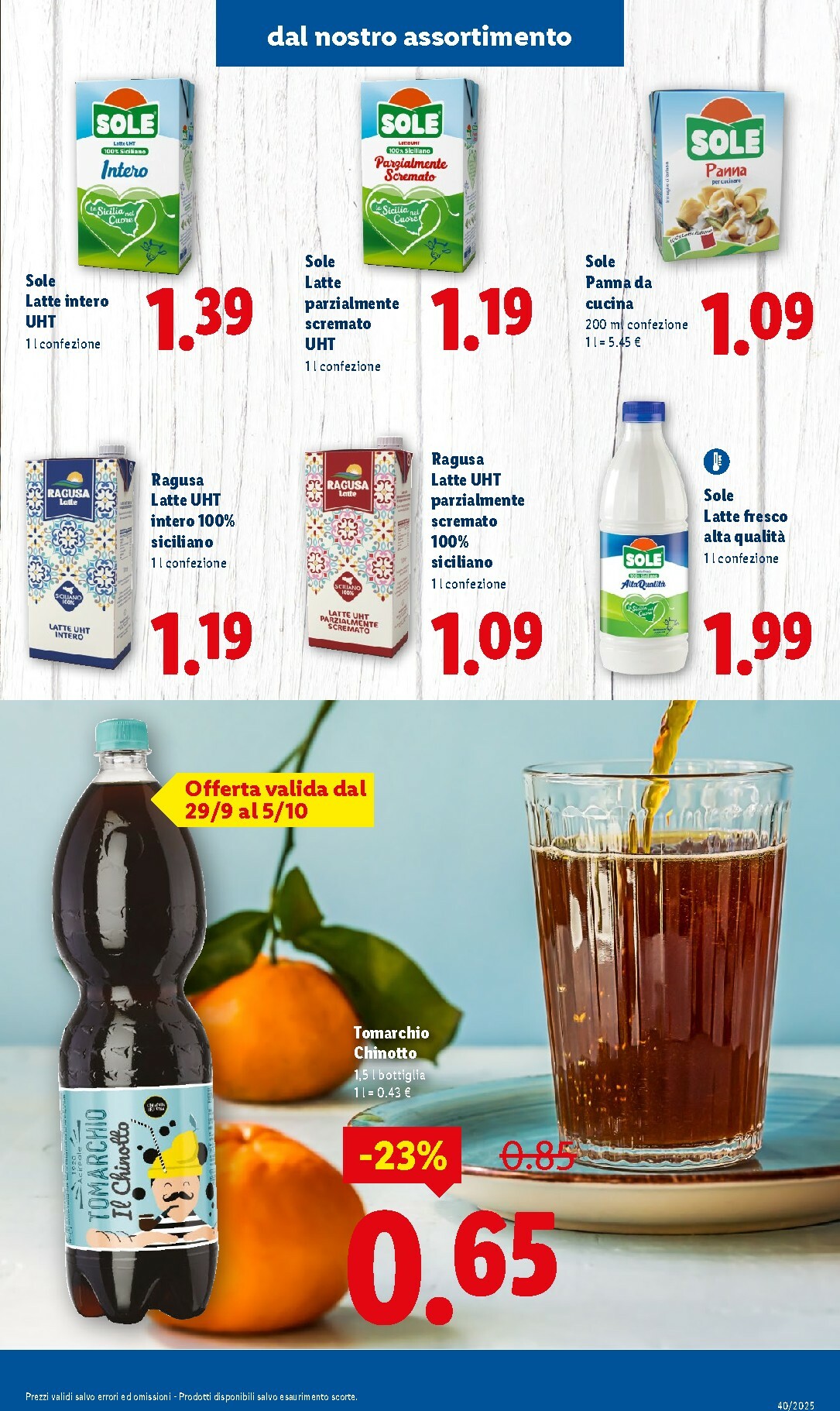 lidl - Volantino Lidl - Sapori della Sicilia valido dal 29/09 al 05/10 - page: 7