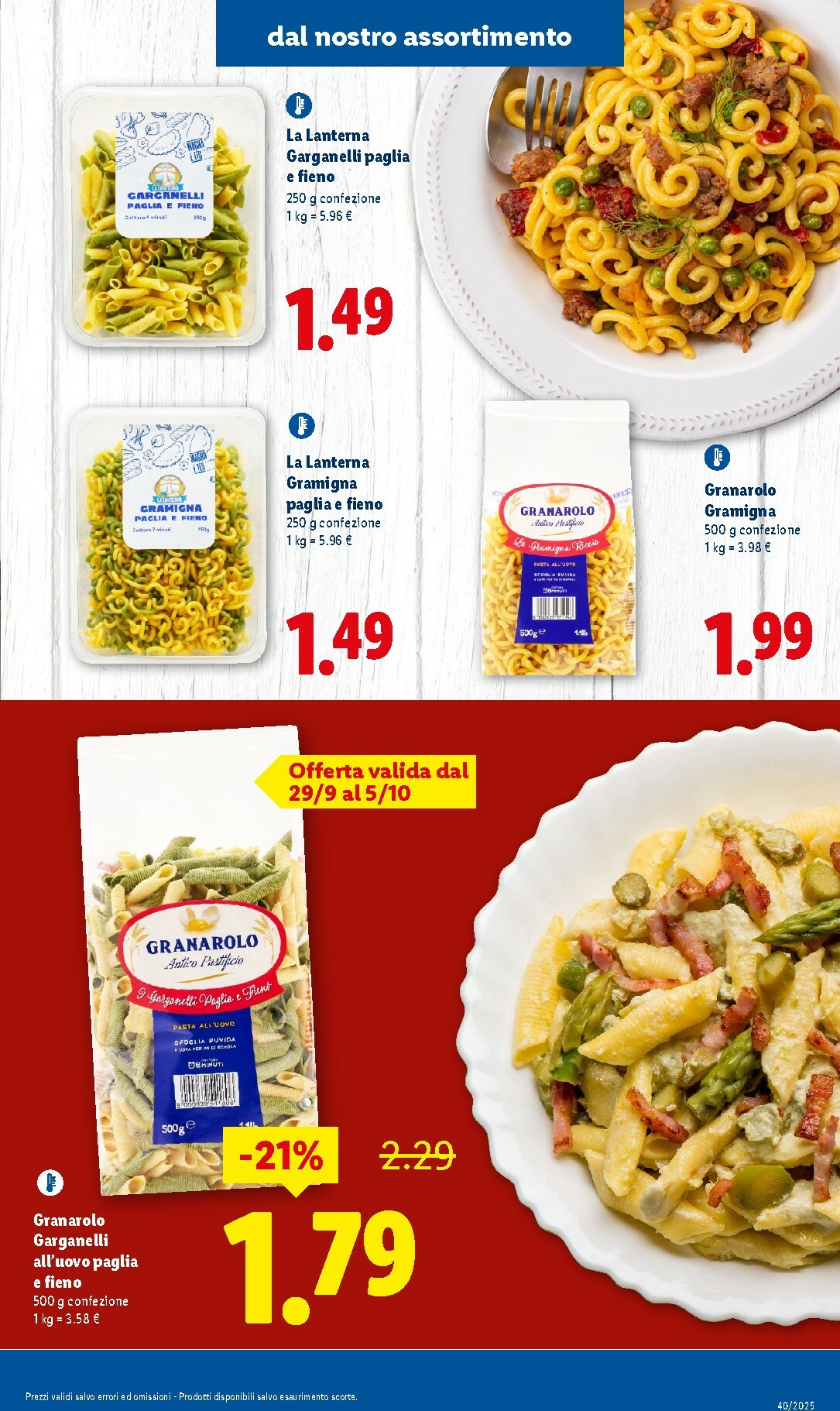 lidl - Volantino Lidl - Sapori dell'Emilia Romagna valido dal 29/09 al 05/10 - page: 7