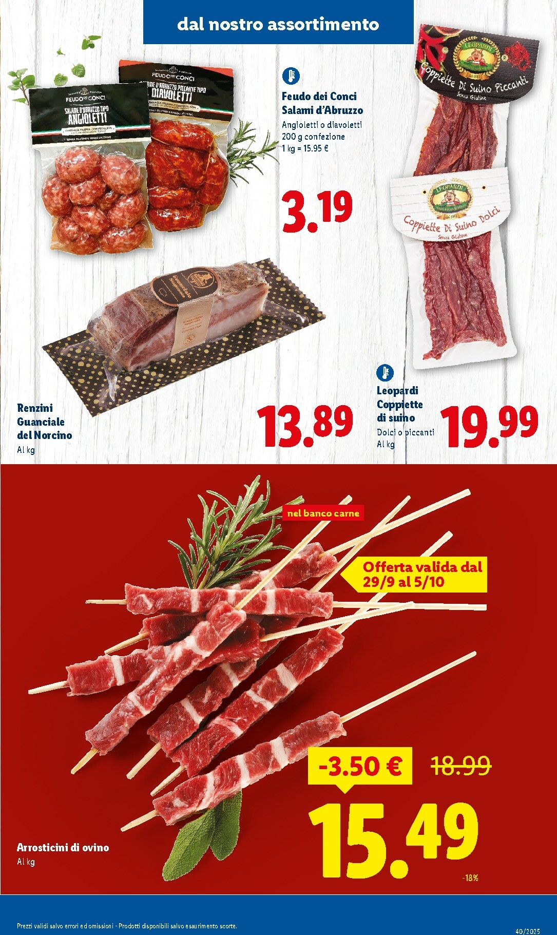 lidl - Volantino Lidl - Sapori del Centro Italia valido dal 29/09 al 05/10 - page: 3