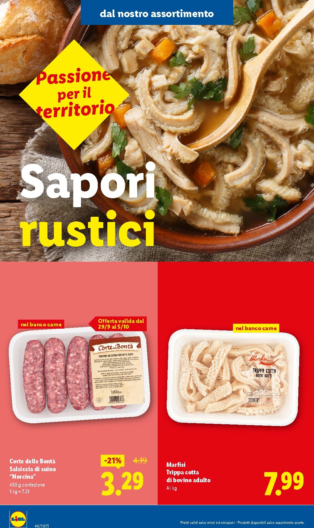 lidl - Volantino Lidl - Sapori del Centro Italia valido dal 29/09 al 05/10 - page: 2