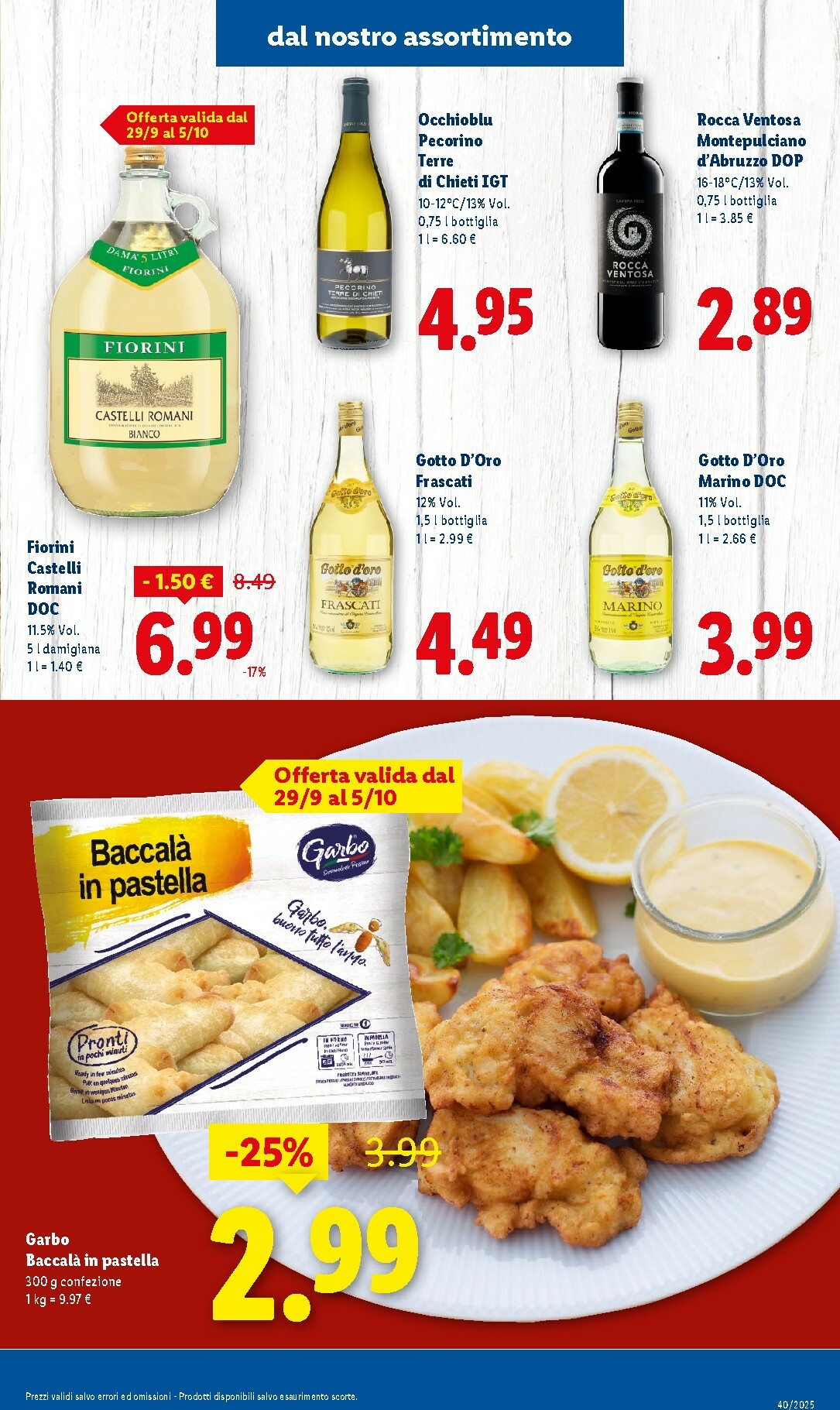 lidl - Volantino Lidl - Sapori del Centro Italia valido dal 29/09 al 05/10 - page: 5