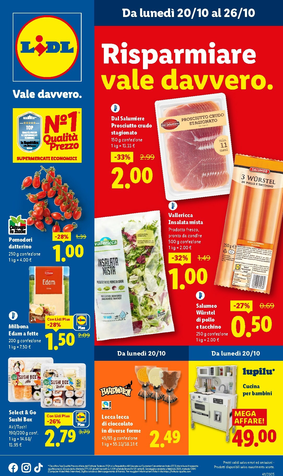 lidl - Volantino Lidl valido dal 20/10 al 26/10