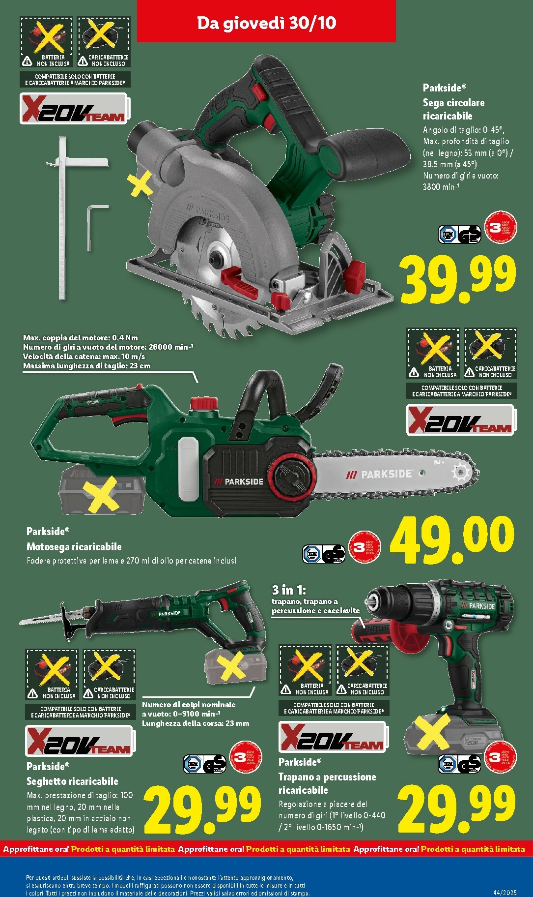 lidl - Volantino Lidl valido dal 27/10 al 02/11 - page: 45