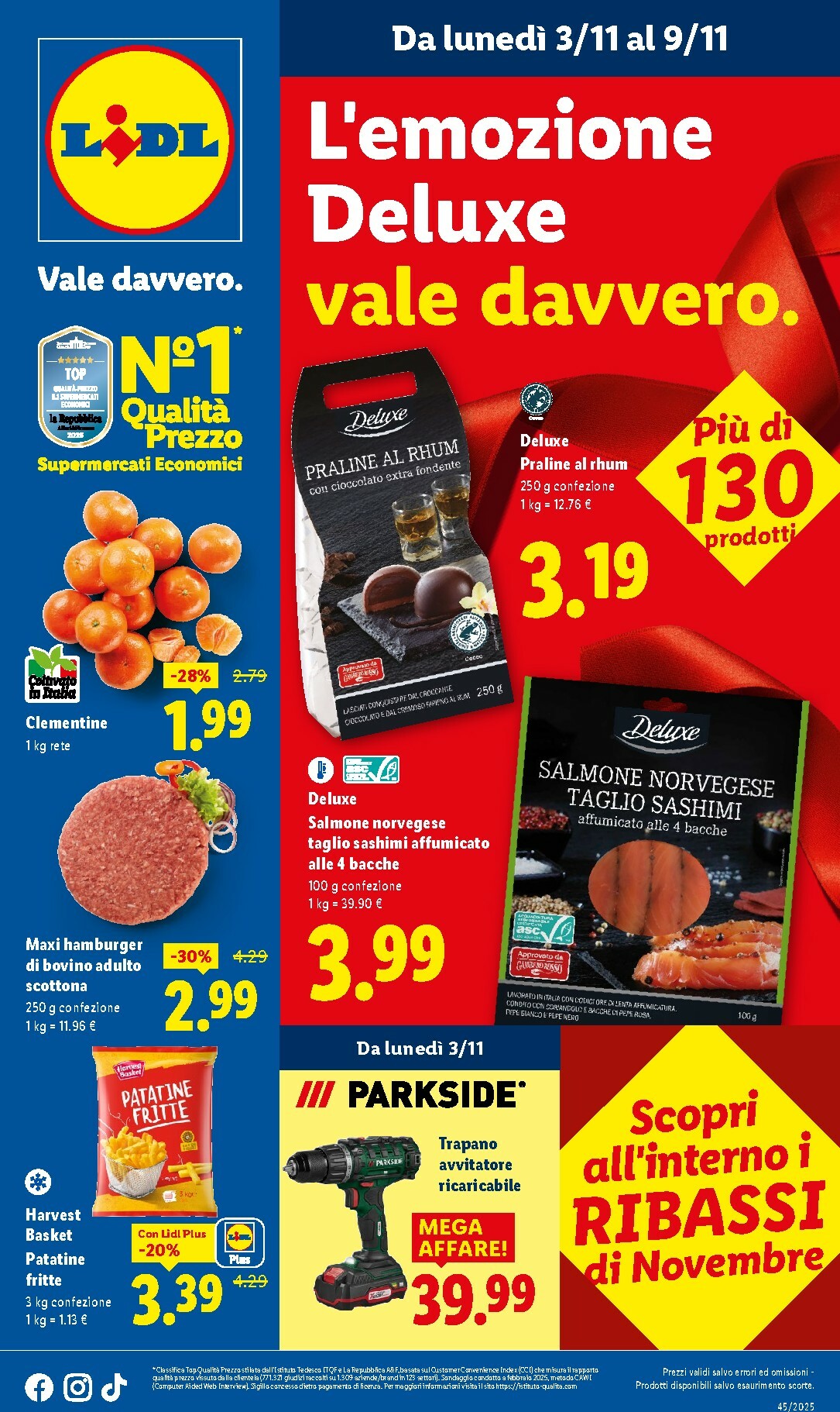 lidl - Volantino Lidl valido dal 03/11 al 09/11