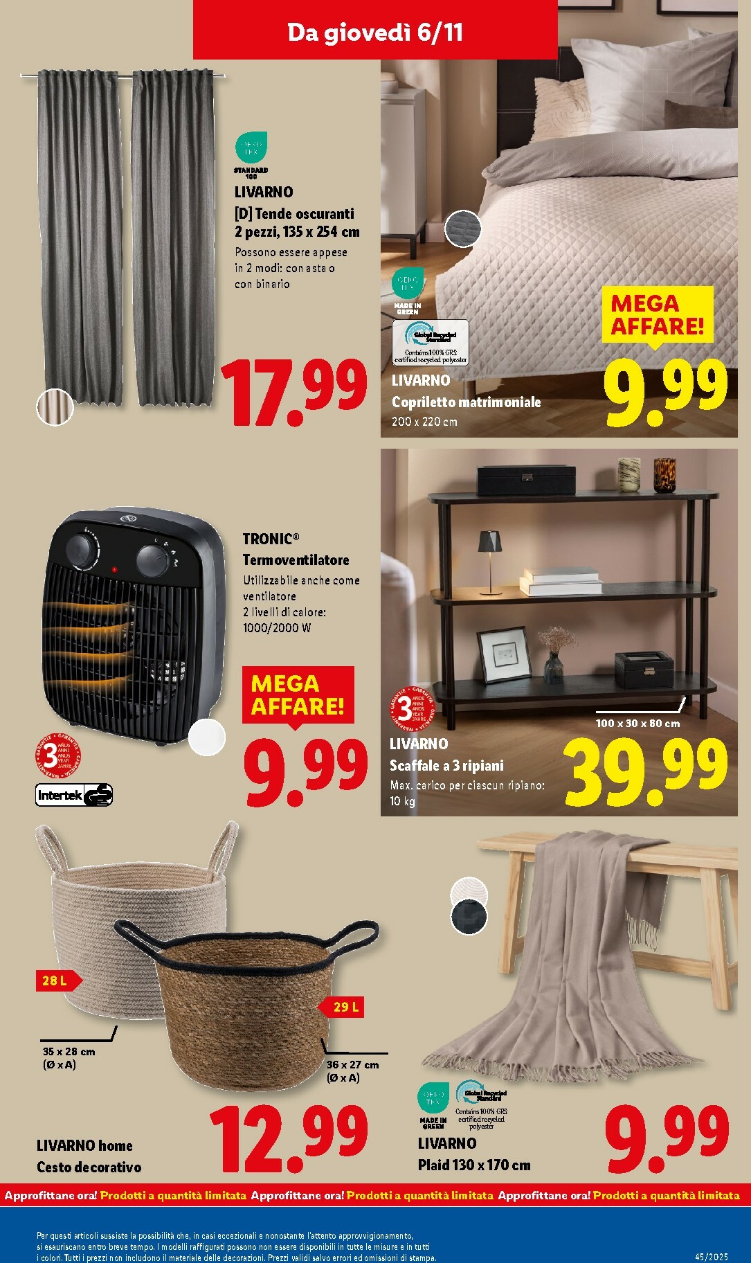 lidl - Volantino Lidl valido dal 03/11 al 09/11 - page: 45 lidl - Volantino Lidl valido dal 03/11 al 09/11 - page: 45