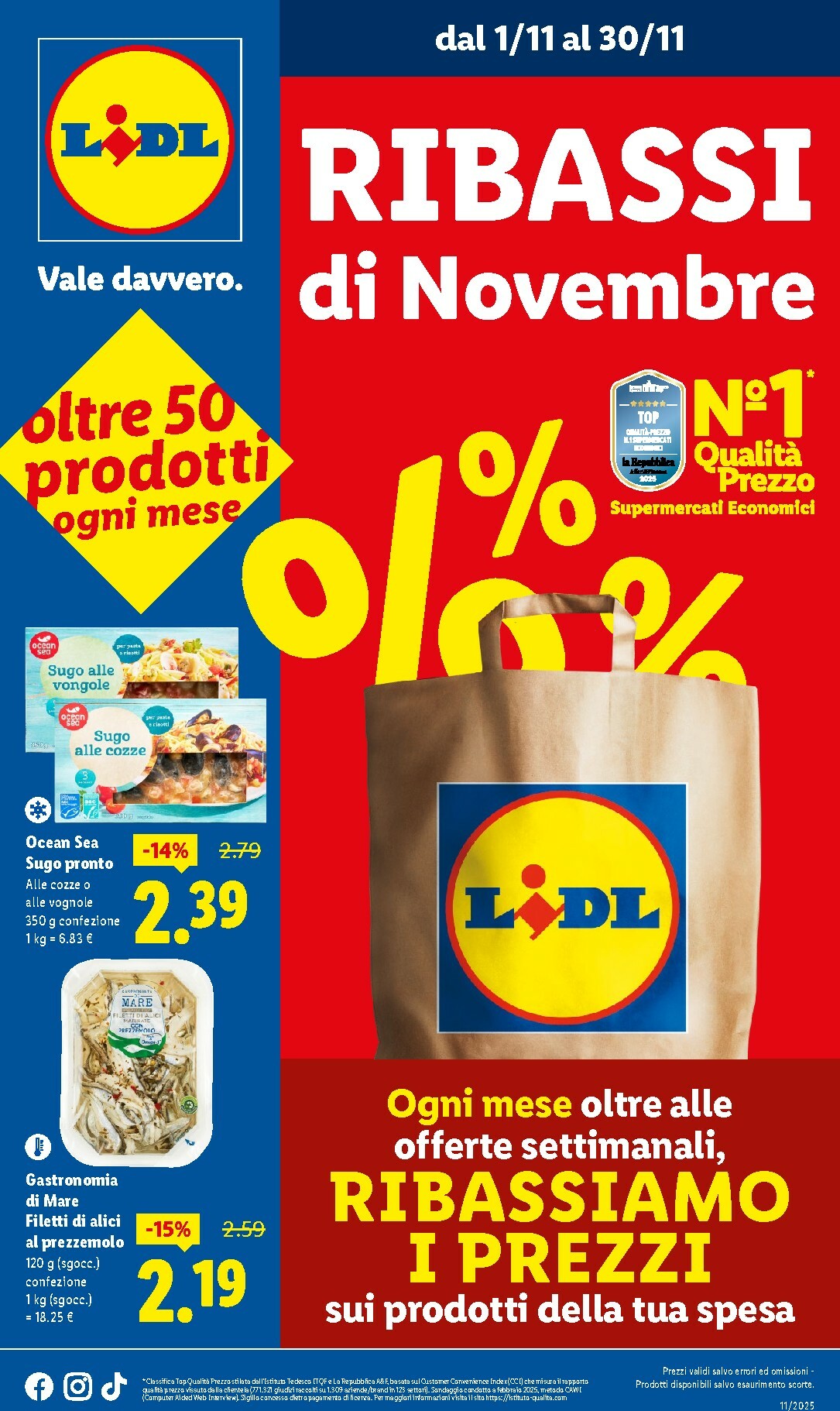 lidl - Volantino Lidl - Novembre valido dal 01/11 al 30/11