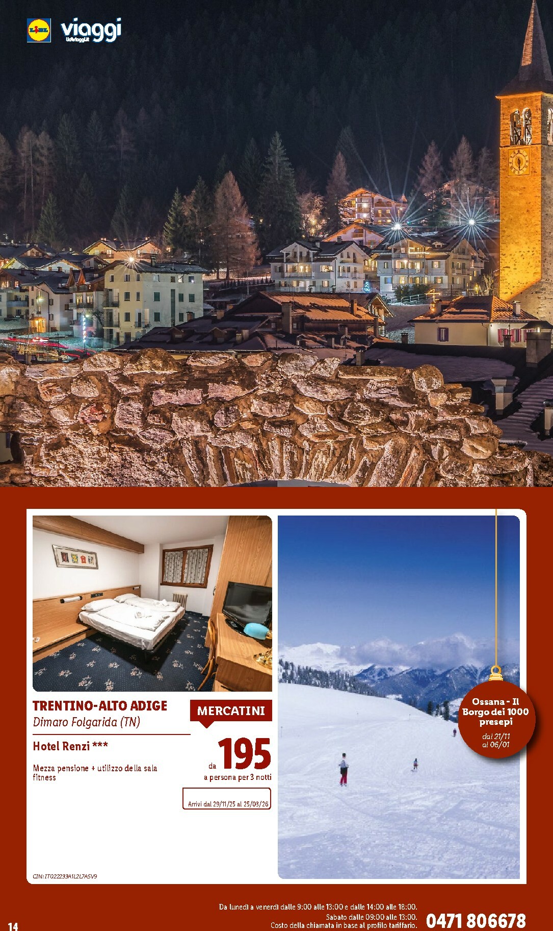 lidl - Volantino Lidl - Viaggi valido dal 06/10 al 21/12 - page: 14