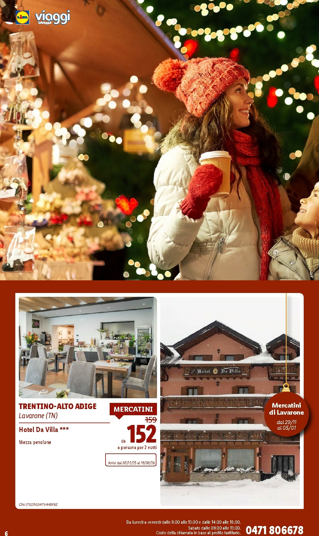 lidl - Volantino Lidl - Viaggi valido dal 06/10 al 21/12 - page: 6