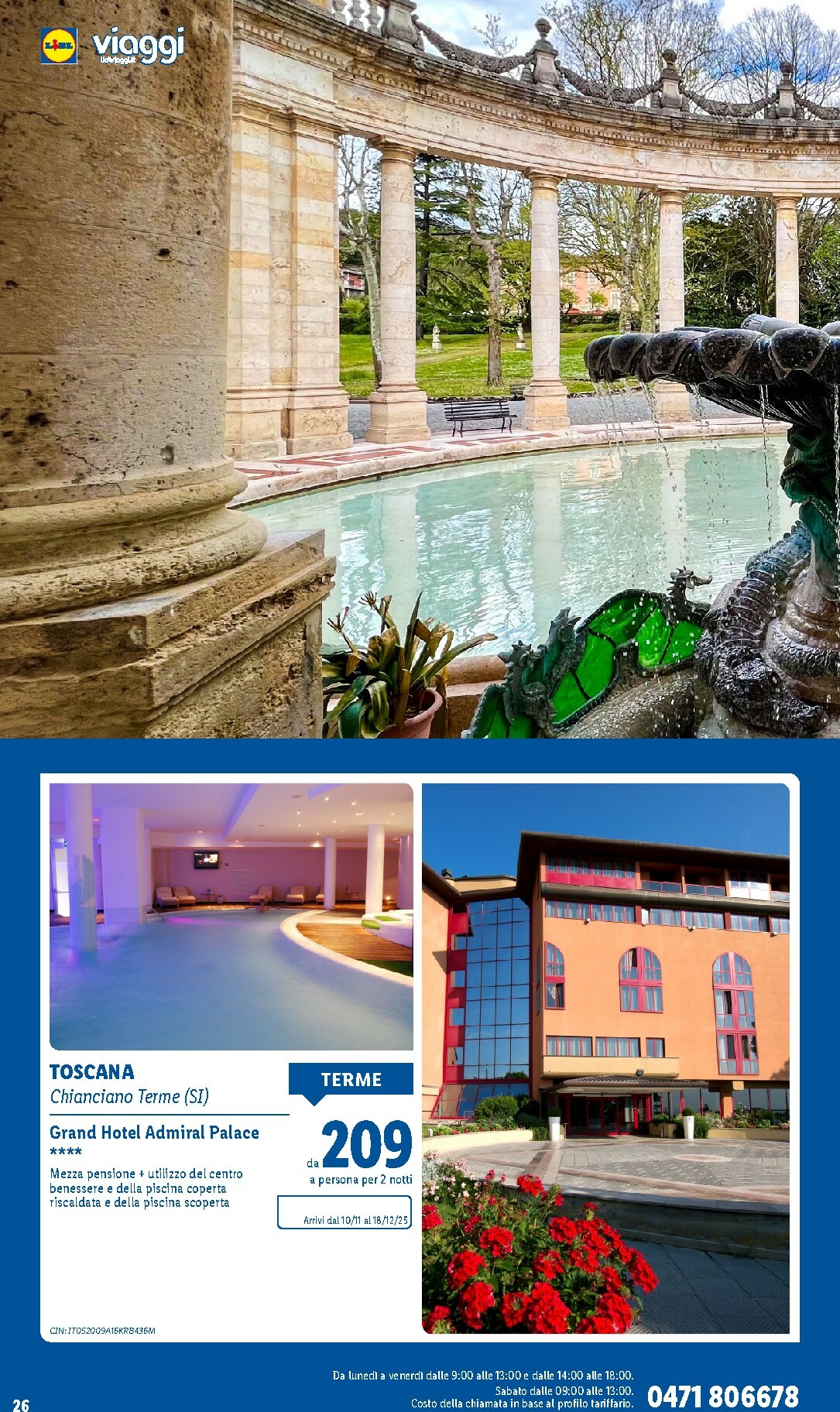 lidl - Volantino Lidl - Viaggi valido dal 06/10 al 21/12 - page: 26