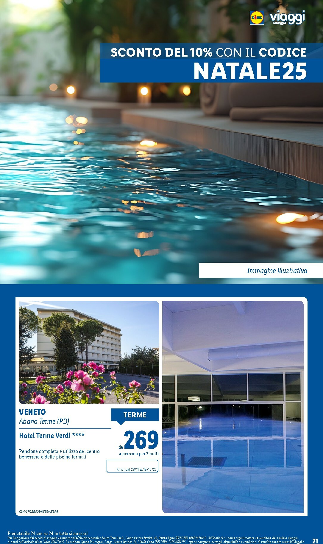 lidl - Volantino Lidl - Viaggi valido dal 06/10 al 21/12 - page: 21