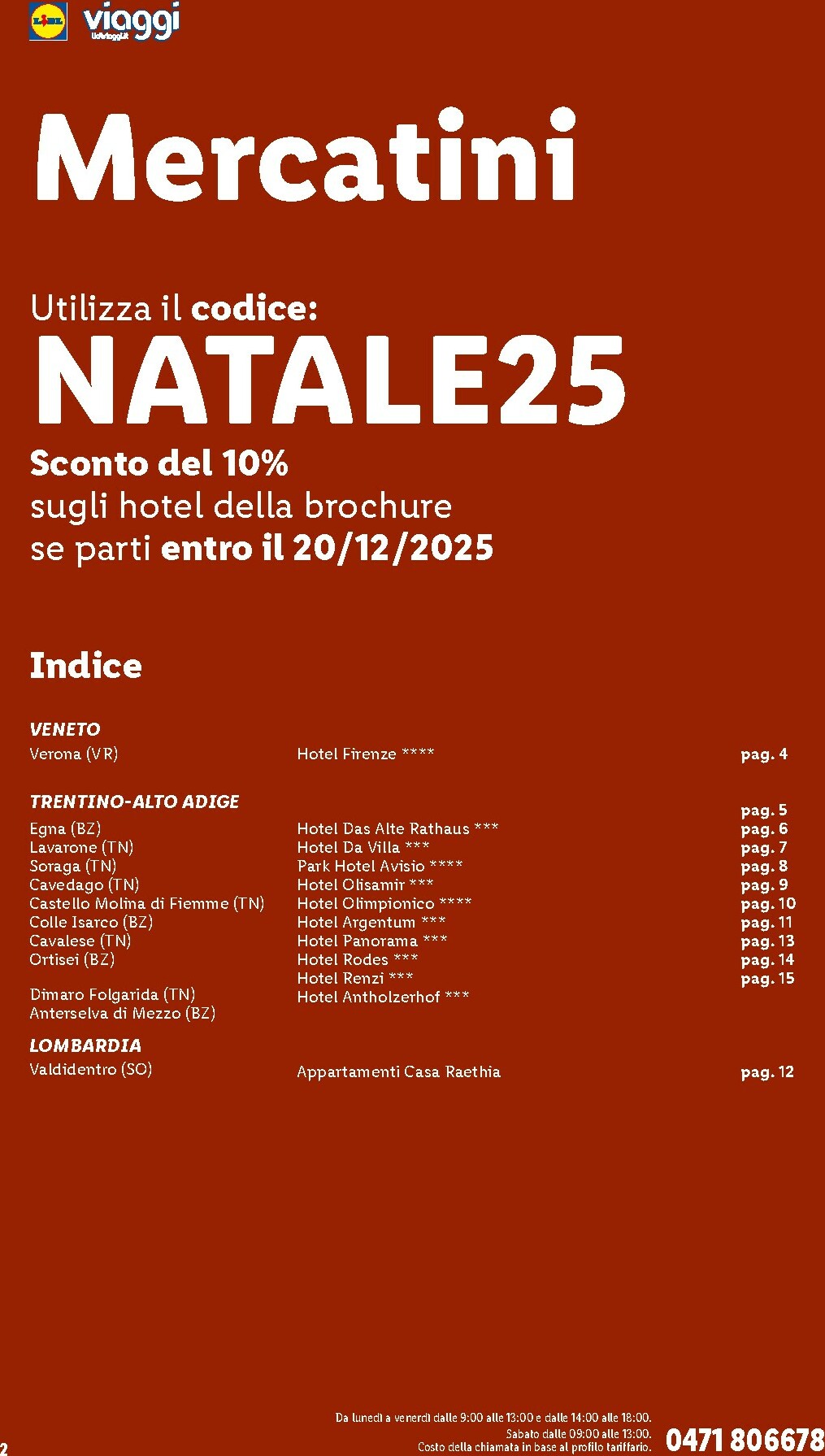 lidl - Volantino Lidl - Viaggi valido dal 06/10 al 21/12 - page: 2