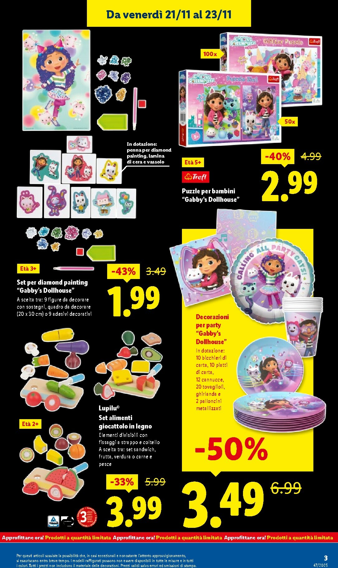 lidl - Volantino Lidl - Mega Affari valido dal 21/11 al 23/11 - page: 3