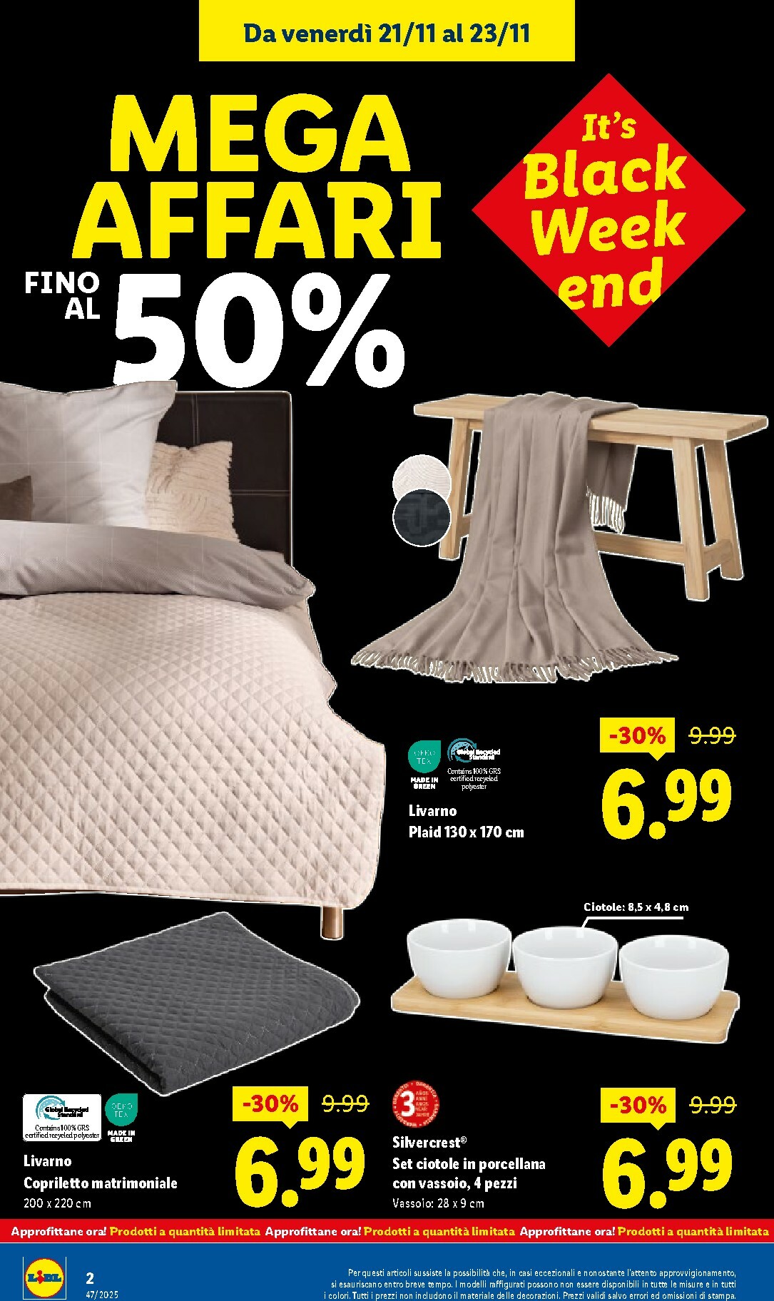 lidl - Volantino Lidl - Mega Affari valido dal 21/11 al 23/11 - page: 2