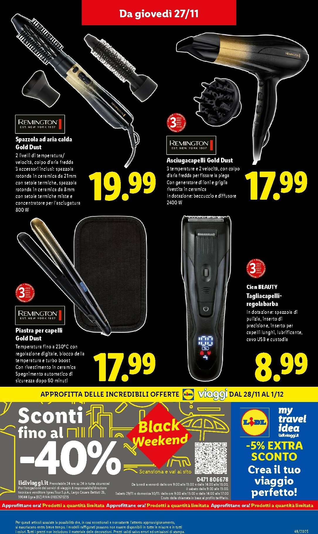 lidl - Volantino Lidl - Black Week valido dal 24/11 al 30/11 - page: 39