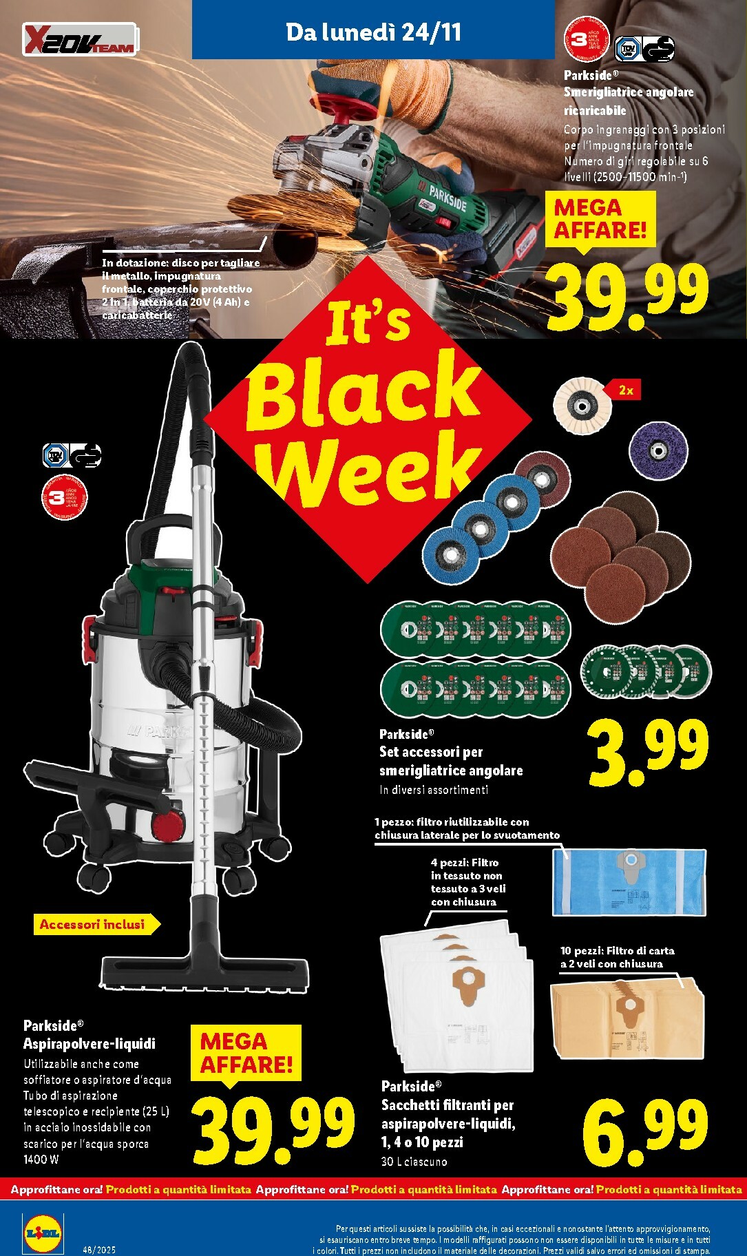 lidl - Volantino Lidl - Black Week valido dal 24/11 al 30/11 - page: 34