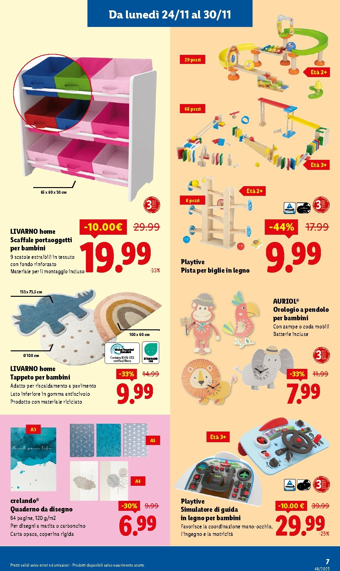 lidl - Volantino Lidl - Sottocosto valido dal 24/11 al 30/11 - page: 7