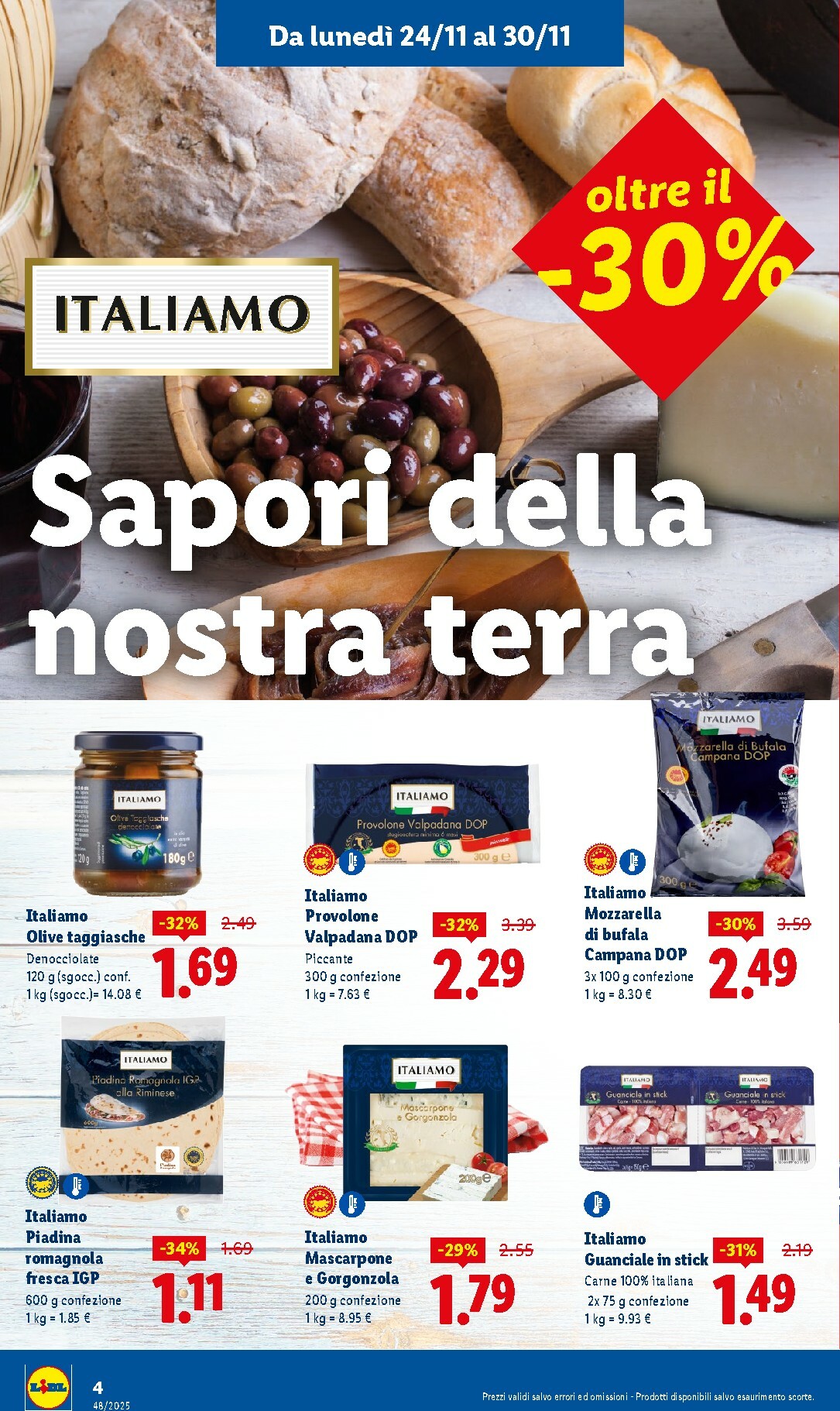 lidl - Volantino Lidl - Sottocosto valido dal 24/11 al 30/11 - page: 4