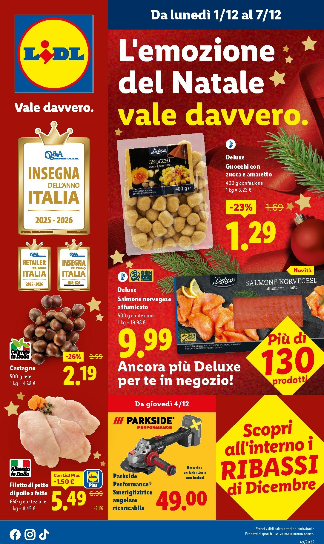 lidl - Volantino Lidl valido dal 01/12 al 07/12