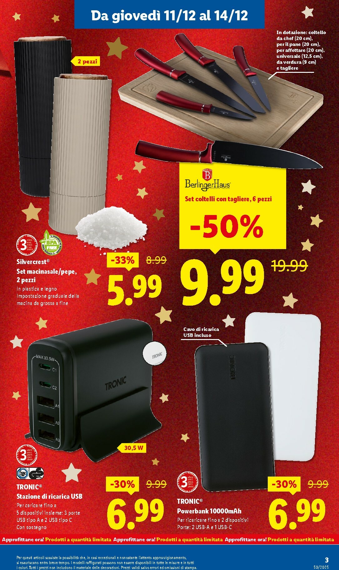 lidl - Volantino Lidl - Mega Affari valido dal 11/12 al 14/12 - page: 3