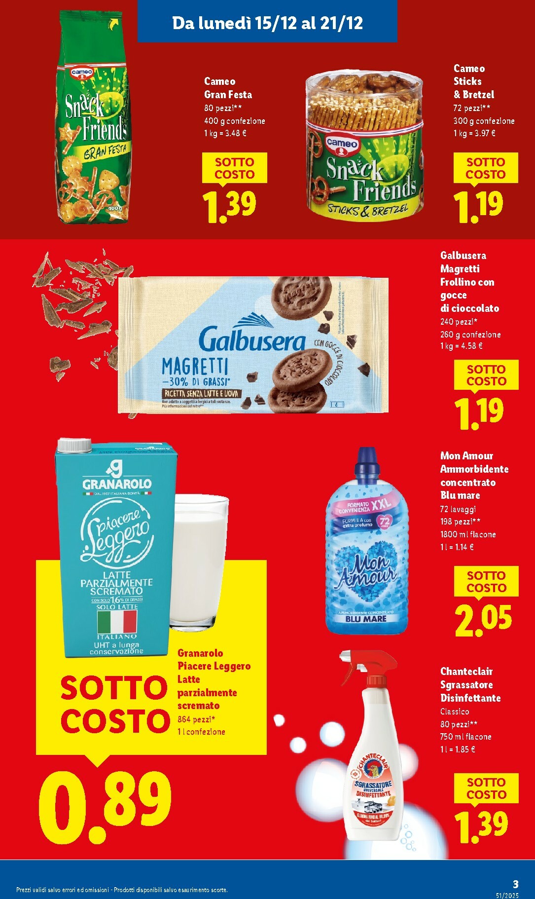 lidl - Volantino Lidl - Sottocosto valido dal 15/12 al 21/12 - page: 3