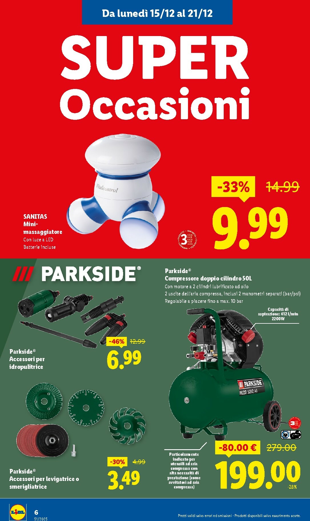 lidl - Volantino Lidl - Sottocosto valido dal 15/12 al 21/12 - page: 6