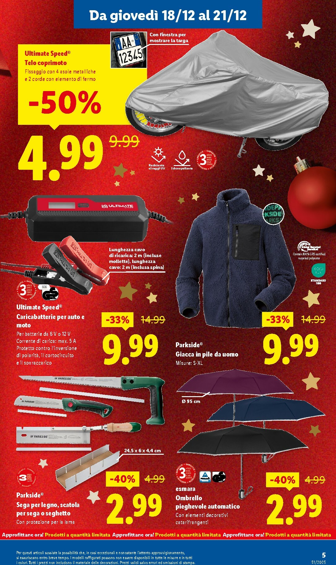 lidl - Volantino Lidl - Mega Affari valido dal 18/12 al 21/12 - page: 5