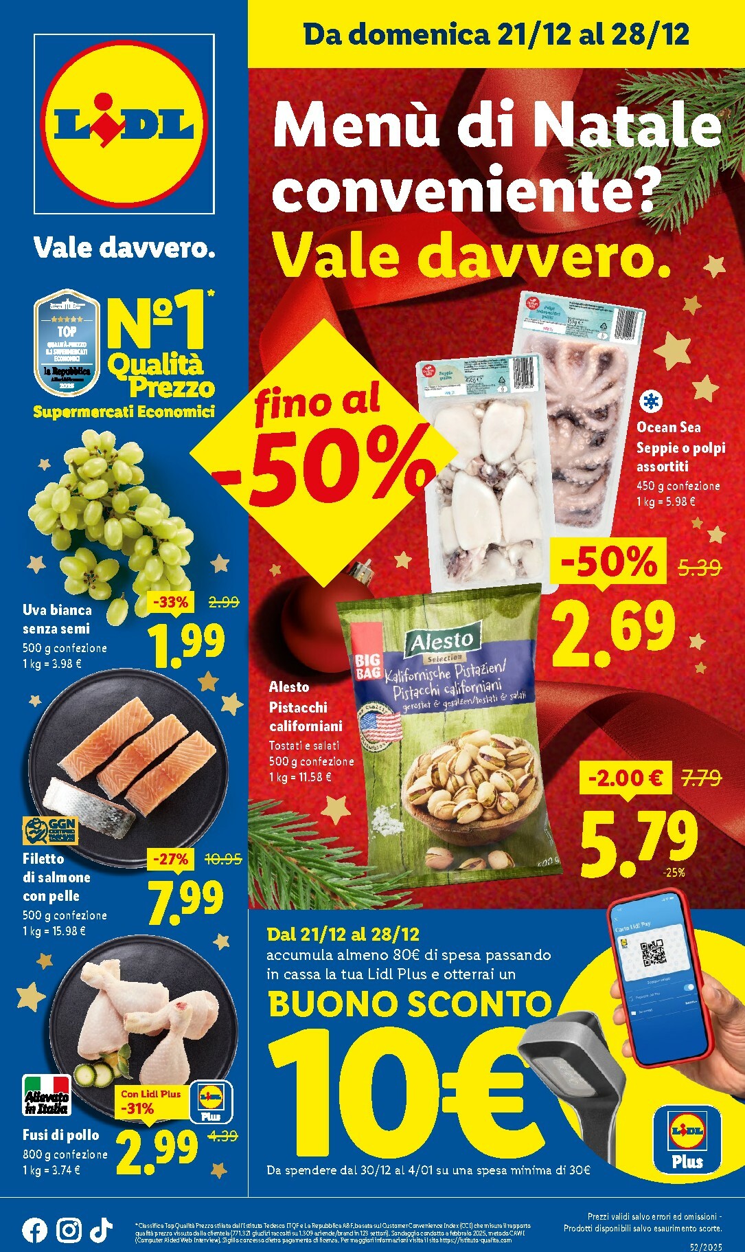 lidl - Volantino Lidl valido dal 21/12 al 28/12