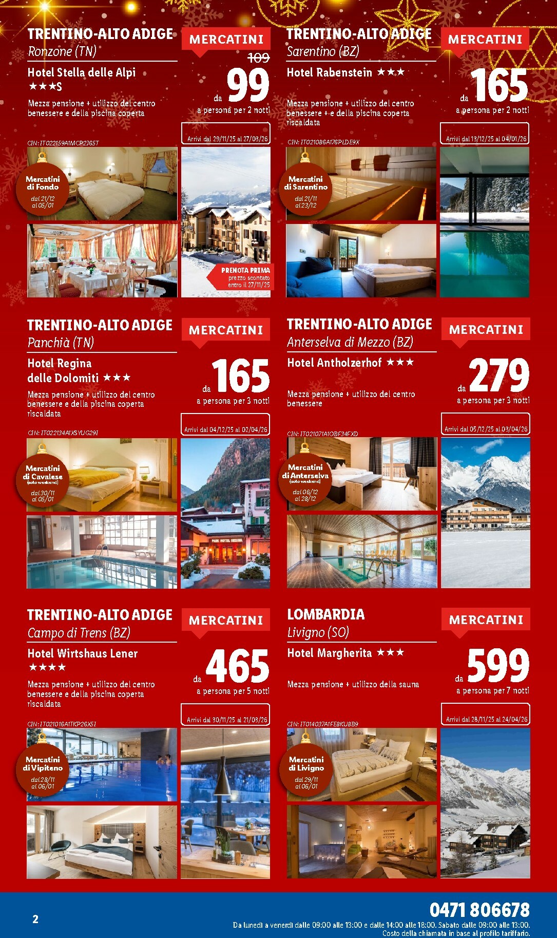 lidl - Volantino Lidl - Viaggi valido dal 01/11 al 31/12 - page: 2