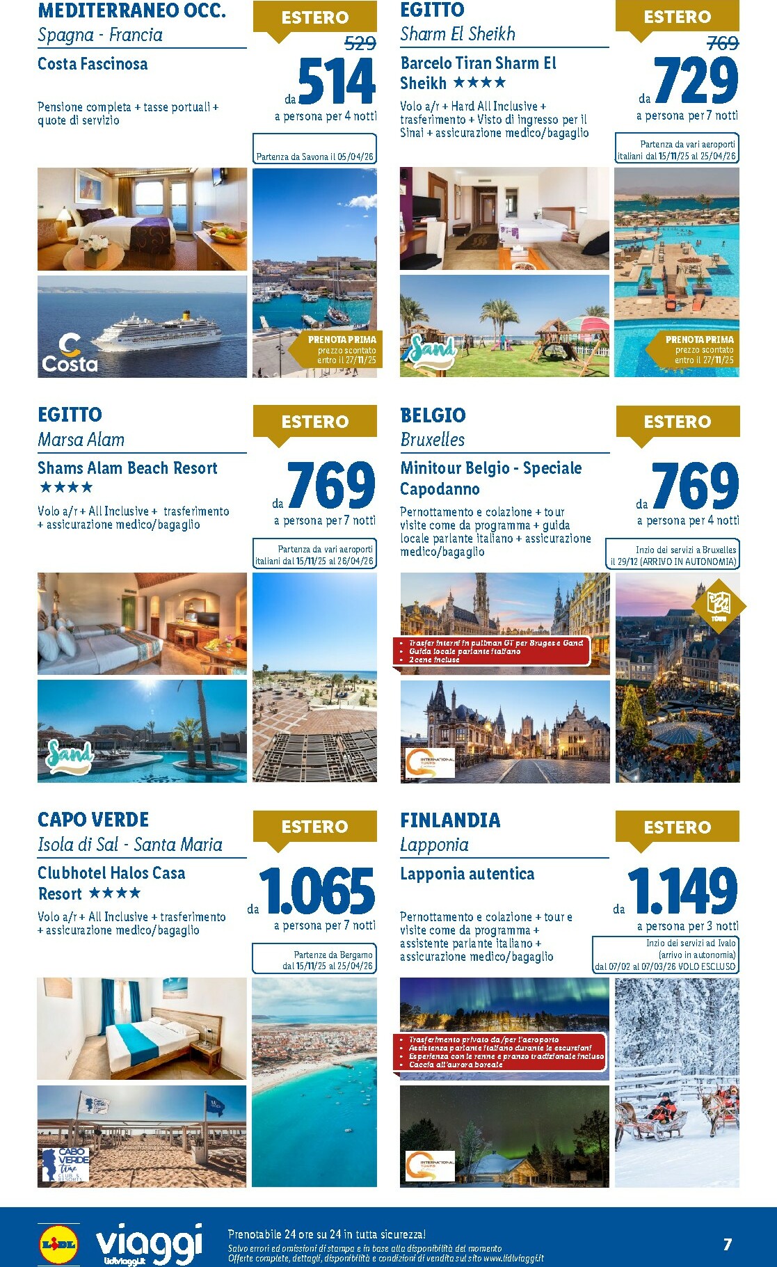 lidl - Volantino Lidl - Viaggi valido dal 01/11 al 31/12 - page: 7