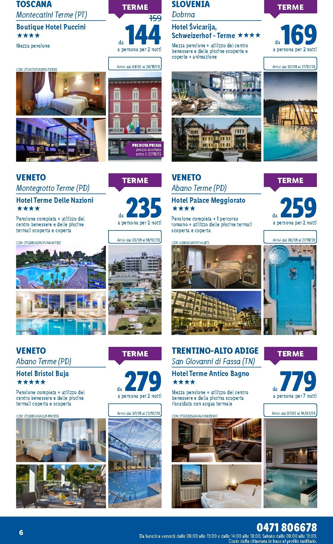 lidl - Volantino Lidl - Viaggi valido dal 01/11 al 31/12 - page: 6