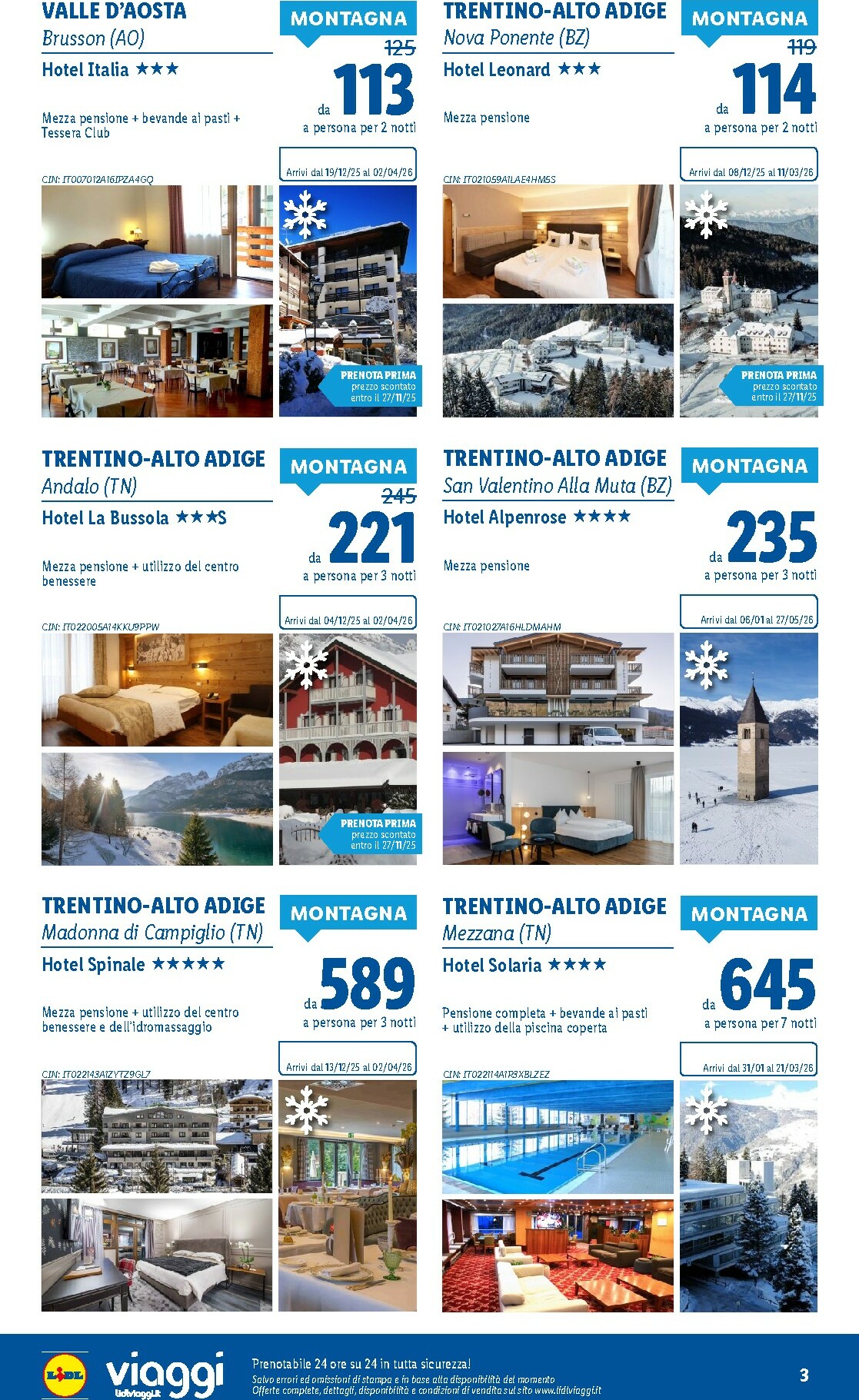 lidl - Volantino Lidl - Viaggi valido dal 01/11 al 31/12 - page: 3