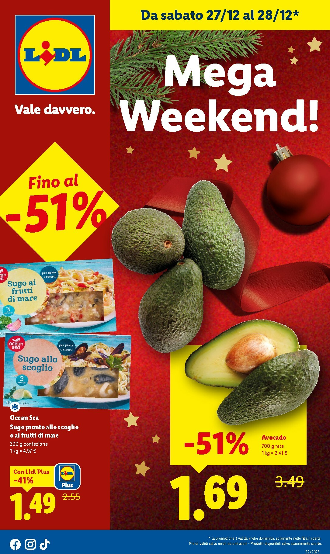 lidl - Volantino Lidl - Mega Weekend valido dal 27/12 al 28/12