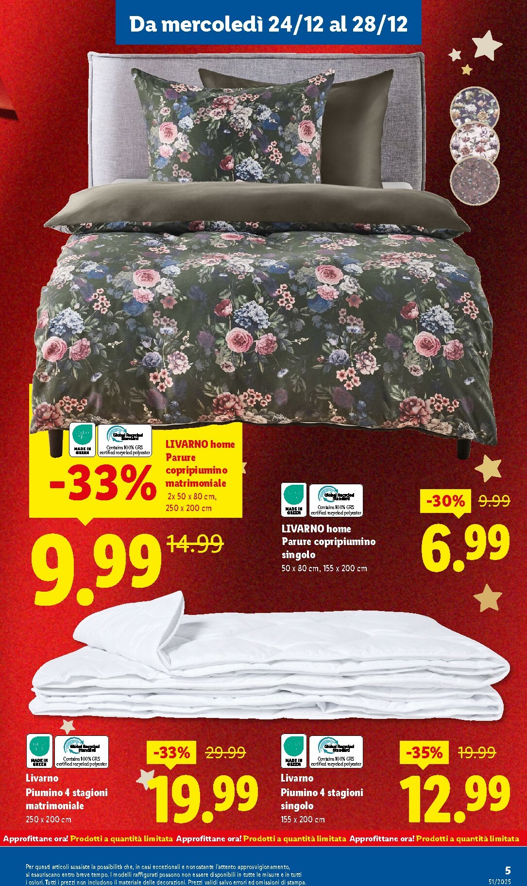lidl - Volantino Lidl - Mega Affari valido dal 24/12 al 28/12 - page: 5