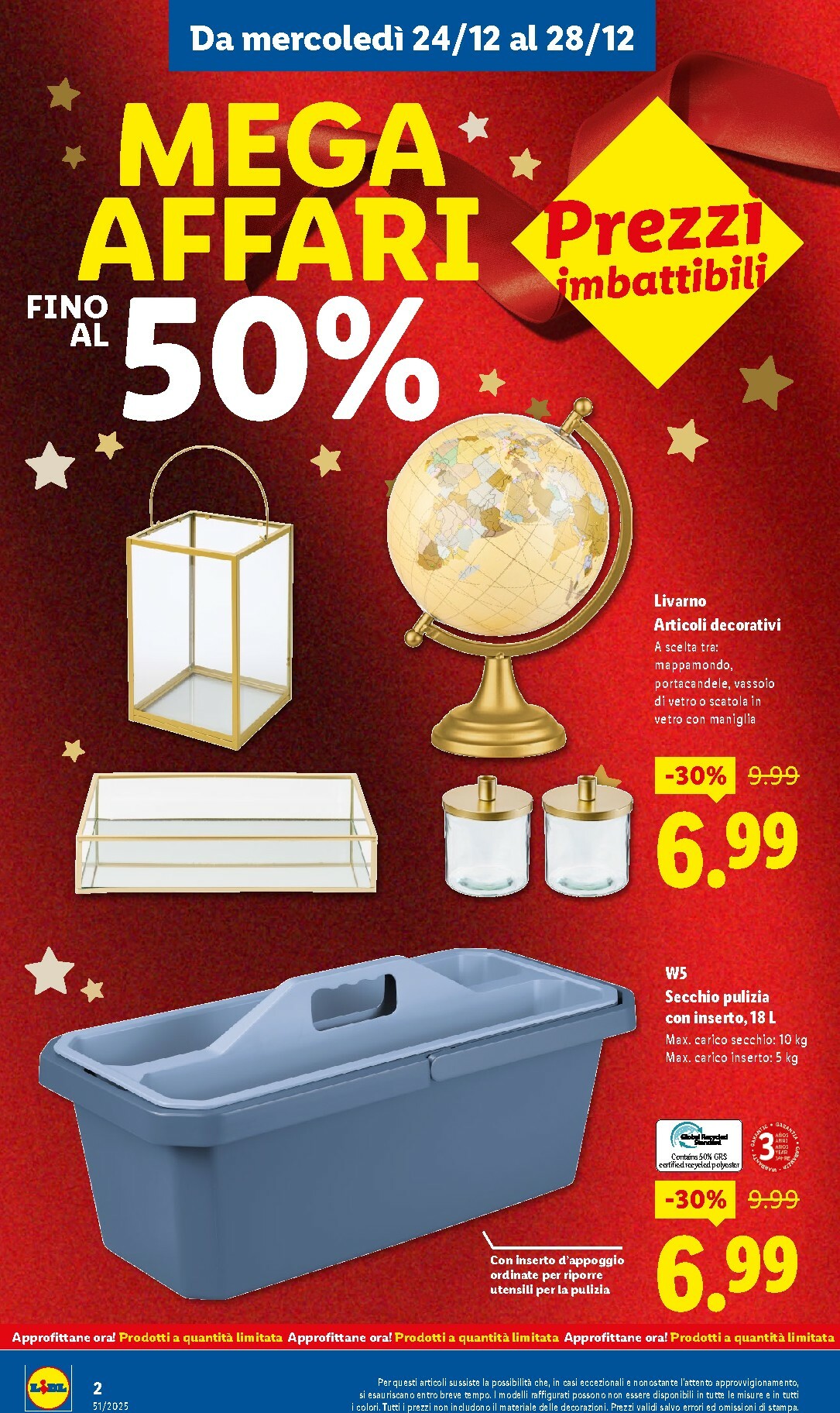 lidl - Volantino Lidl - Mega Affari valido dal 24/12 al 28/12 - page: 2