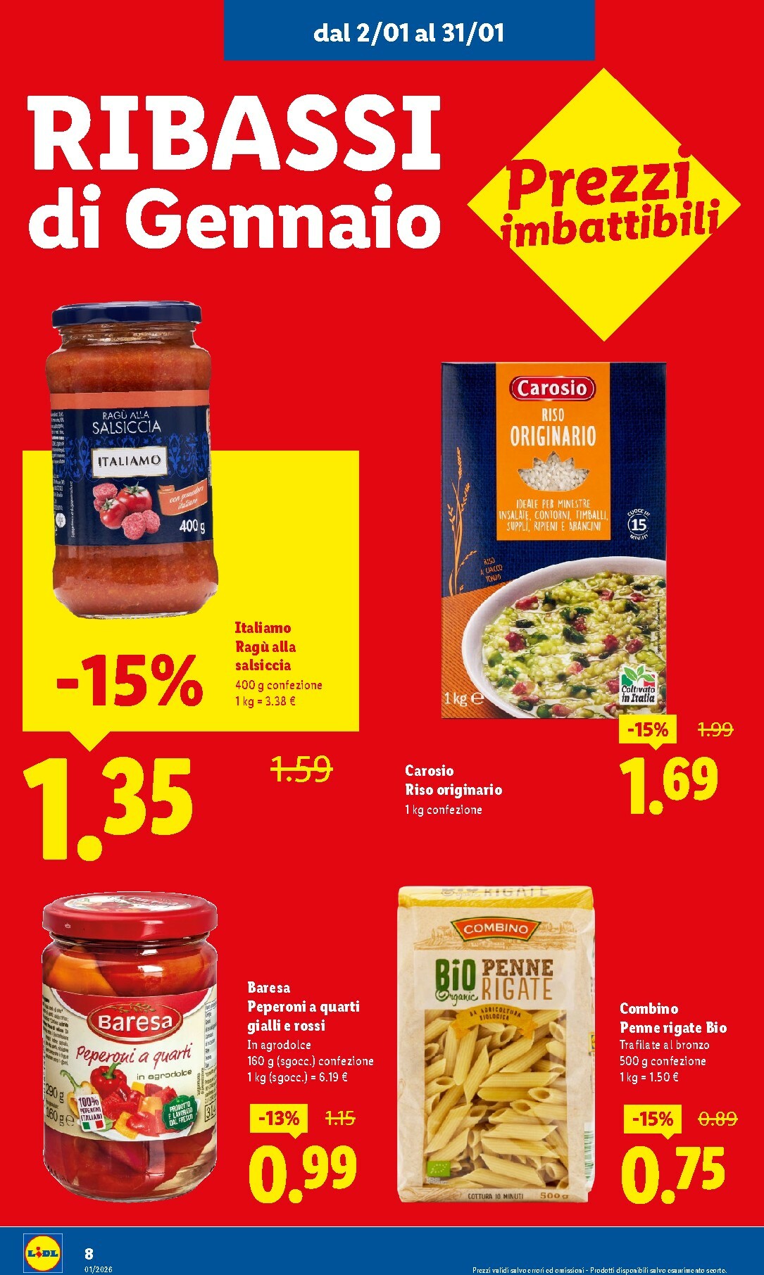 lidl - Volantino Lidl - Gennaio valido dal 02/01 al 31/01 - page: 8