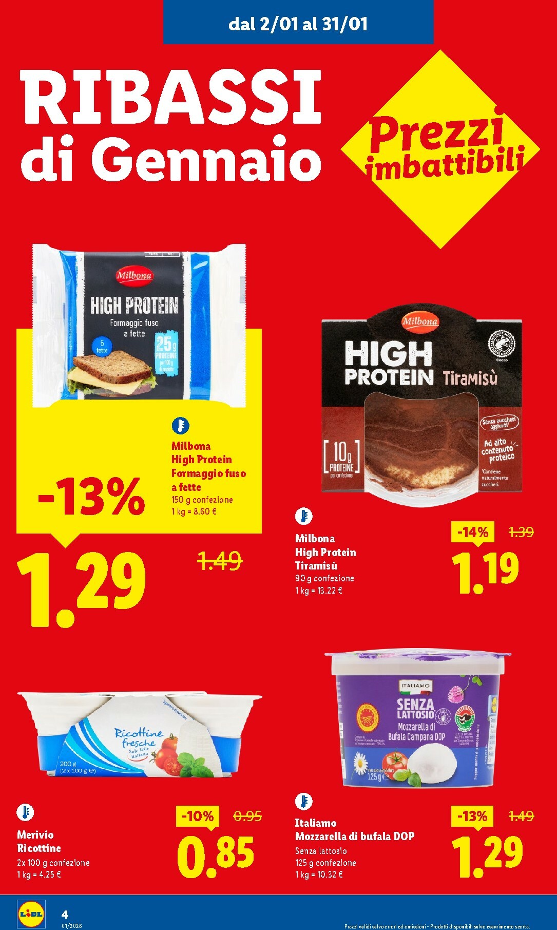 lidl - Volantino Lidl - Gennaio valido dal 02/01 al 31/01 - page: 4