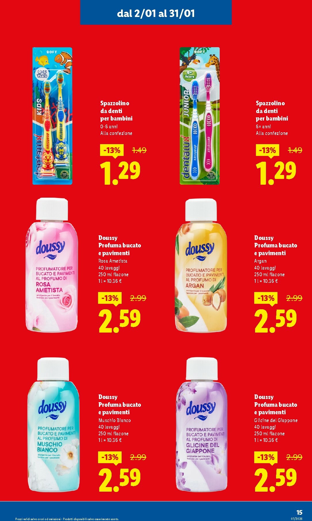 lidl - Volantino Lidl - Gennaio valido dal 02/01 al 31/01 - page: 15