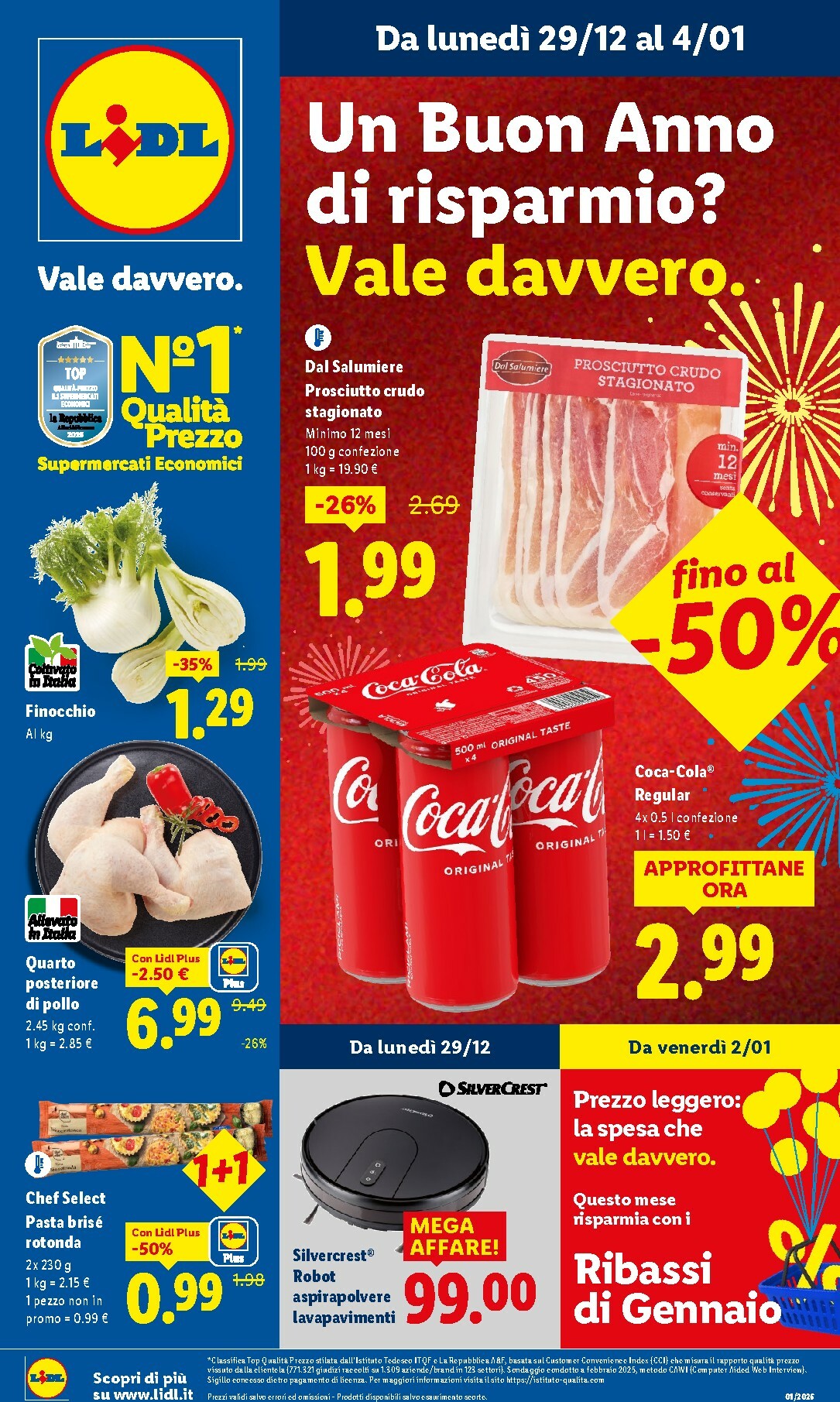 lidl - Volantino Lidl valido dal 29/12 al 04/01